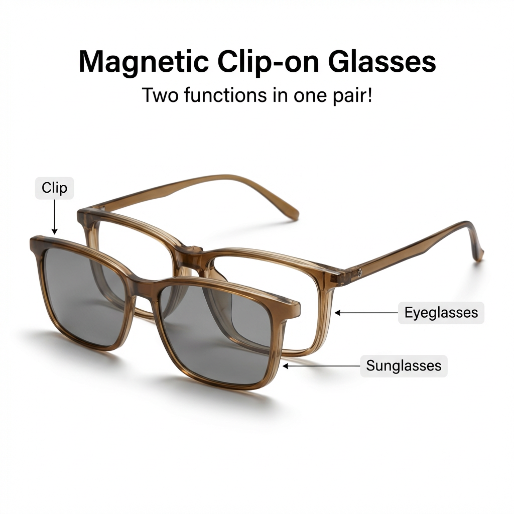 OG Desert Smoke | Transparent Brown Square Sunglasses