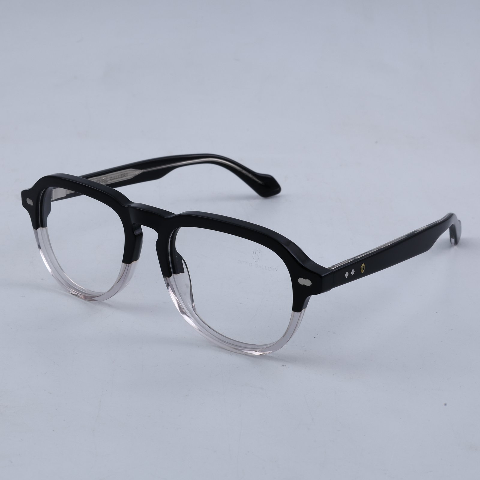 OG Eclipse Clip-On | Premium Black & Gold Magnetic Clip-On Eyeglasses with Dual-Layer Luxury Frame Design