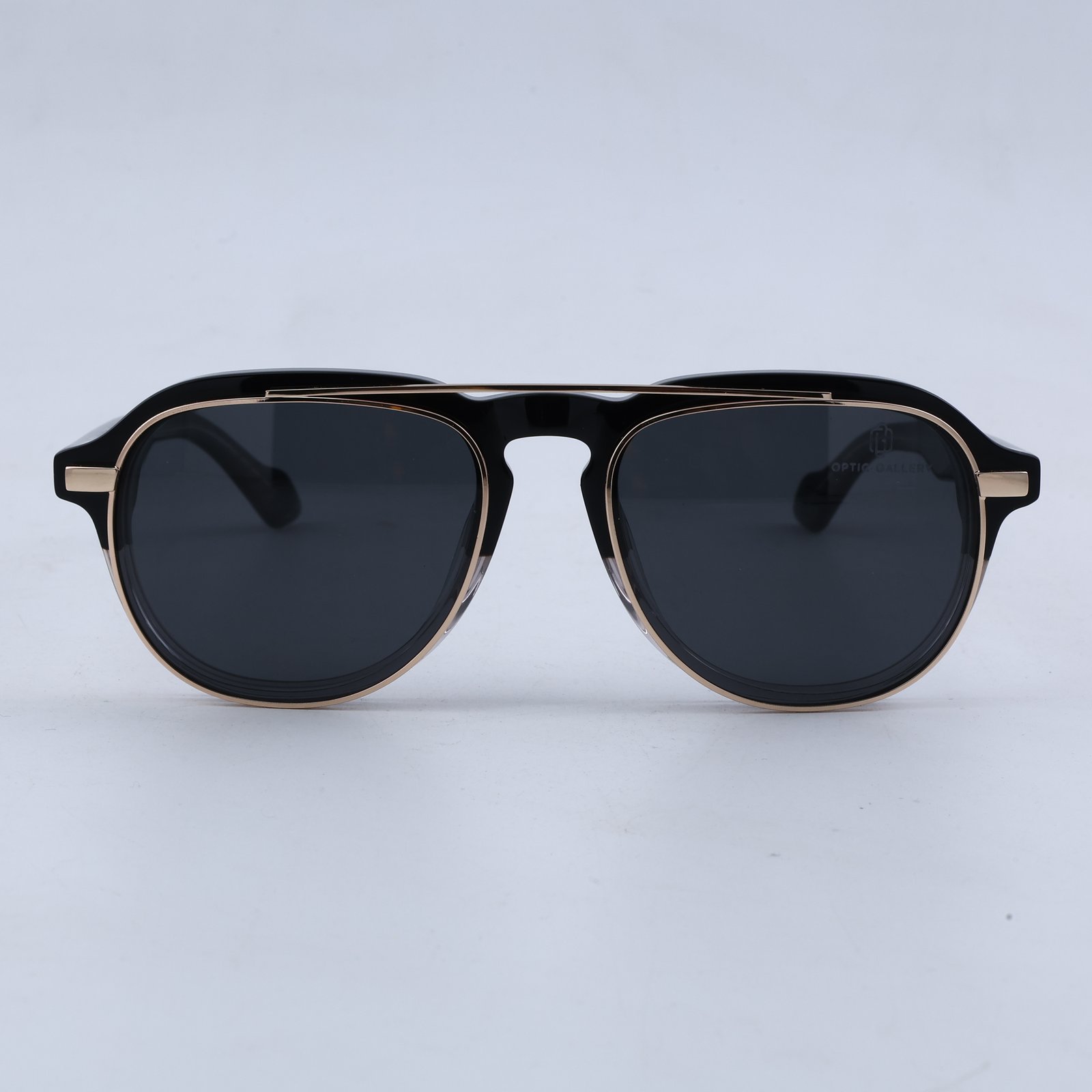 OG Eclipse Clip-On | Premium Black & Gold Magnetic Clip-On Eyeglasses with Dual-Layer Luxury Frame Design