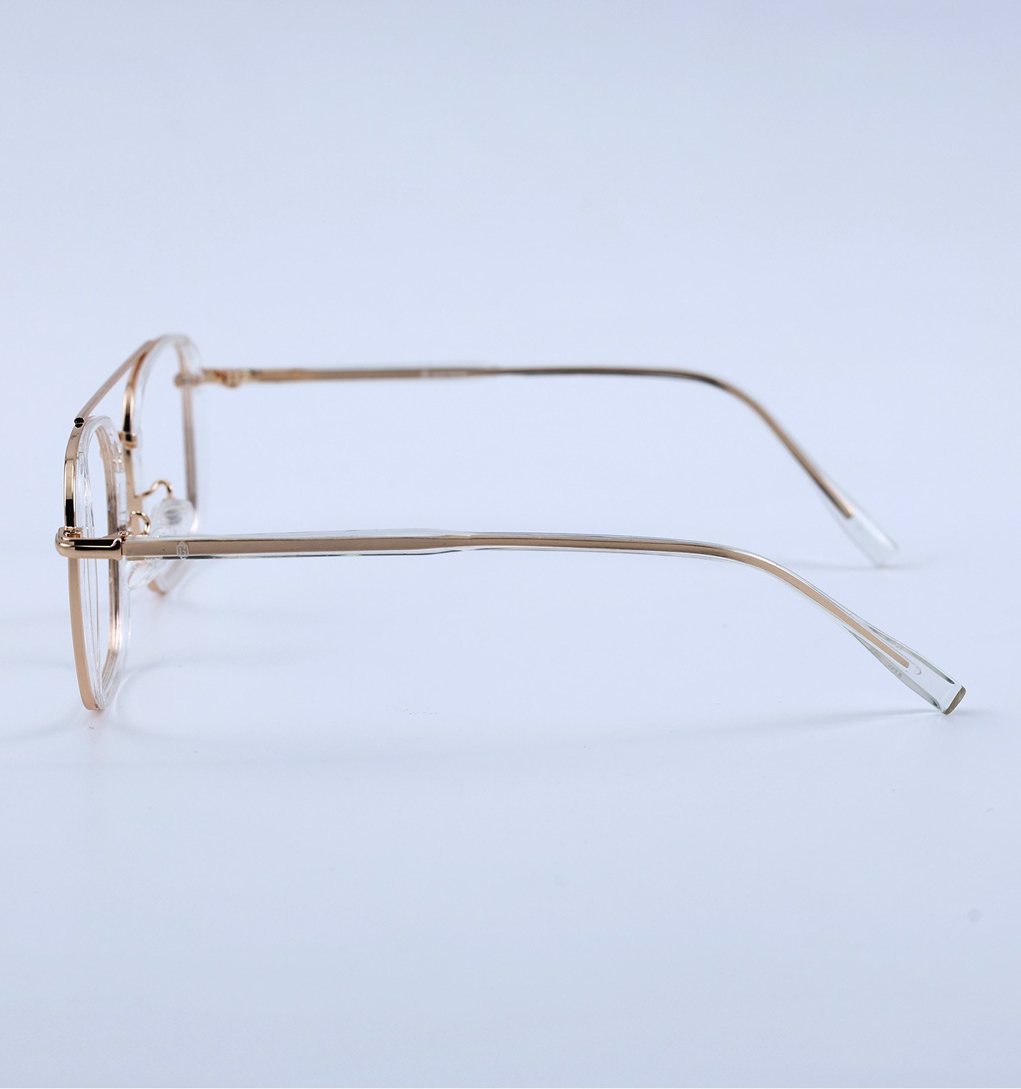 OG Elite Metal Aviator Square Full Rim Eyeglasses for Men