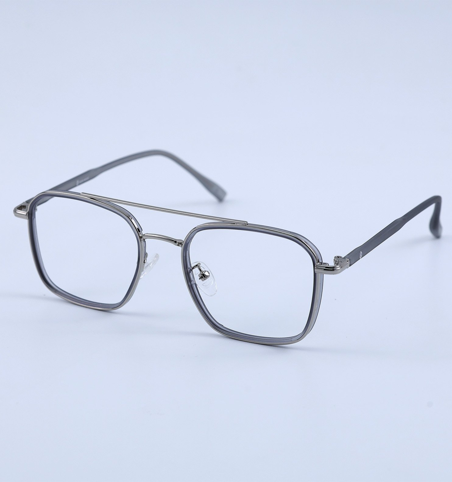 OG Elite Metal Aviator Square Full Rim Eyeglasses for Men