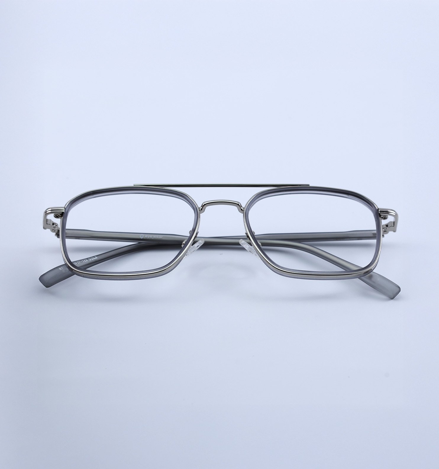 OG Elite Metal Aviator Square Full Rim Eyeglasses for Men