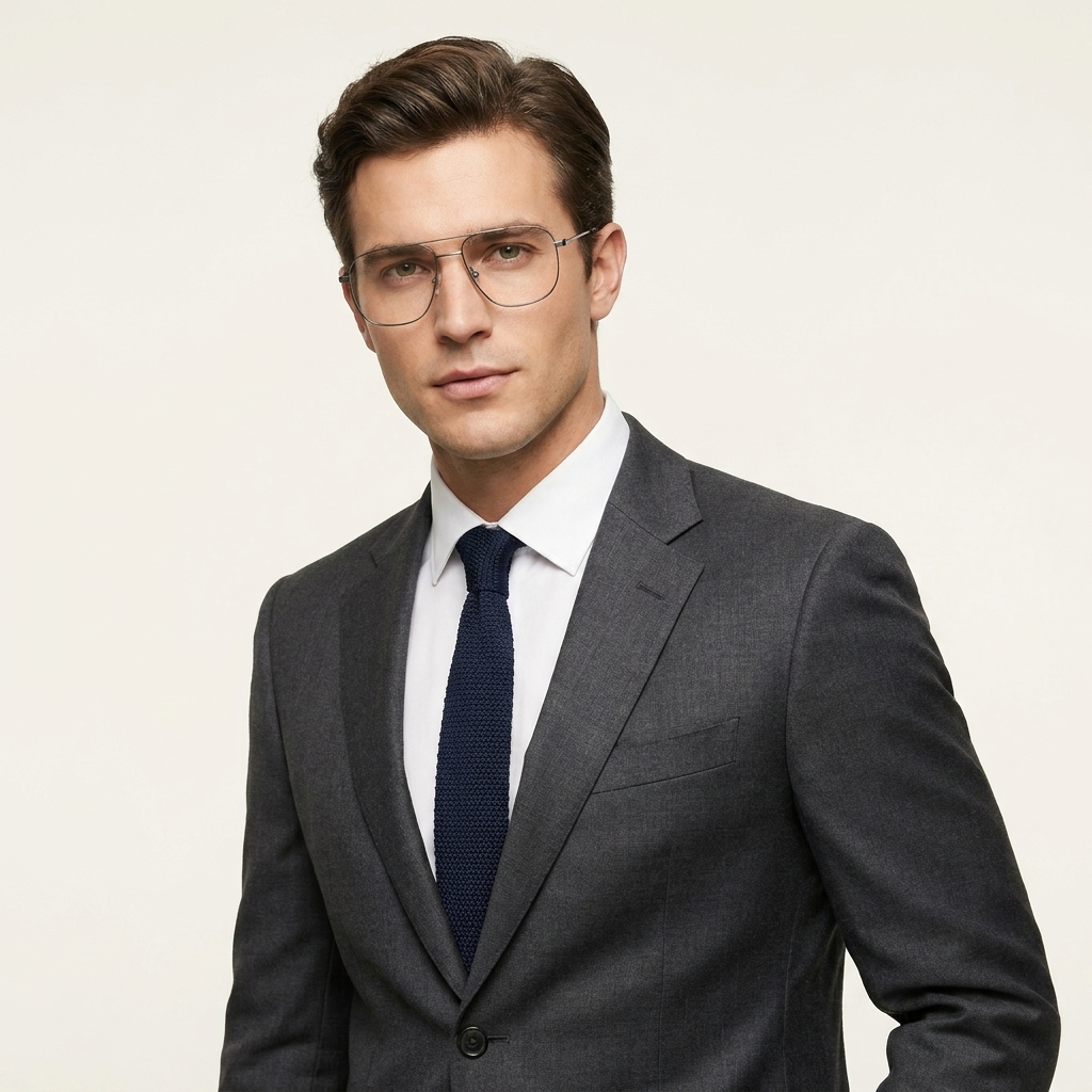 OG Elite Pilot Men’s Eyeglasses | Premium Metal Optical Frame