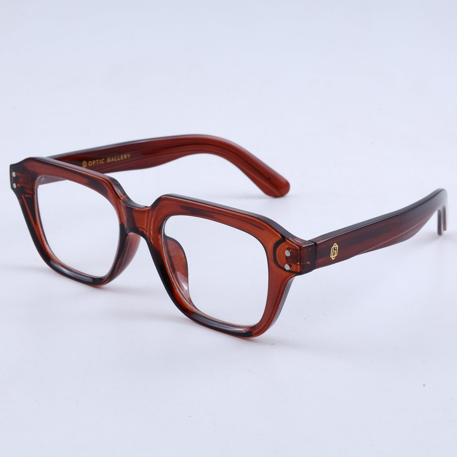 OG Ember Royale | Luxury Crystal Amber Square Frame