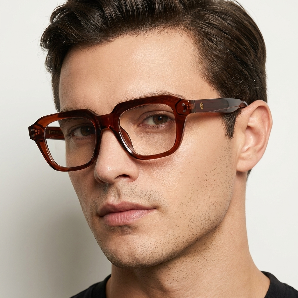 OG Ember Royale | Luxury Crystal Amber Square Frame