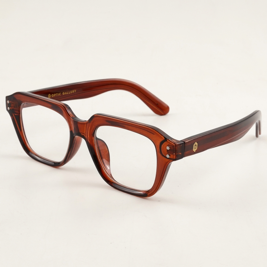 OG Ember Royale | Luxury Crystal Amber Square Frame