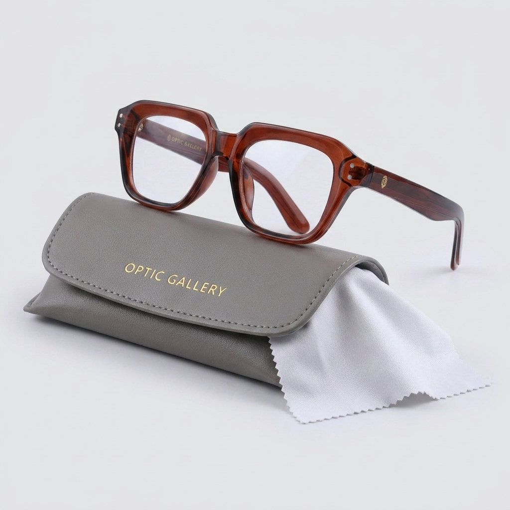 OG Ember Royale | Luxury Crystal Amber Square Frame
