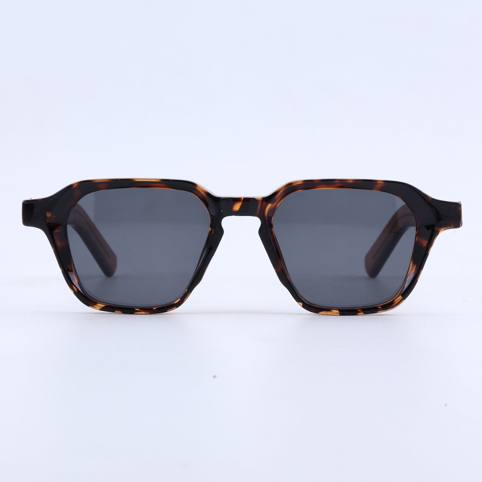 OG Emerald Monarch | Luxury Silver Geometric Sunglasses with Sage Green Crystal Lenses