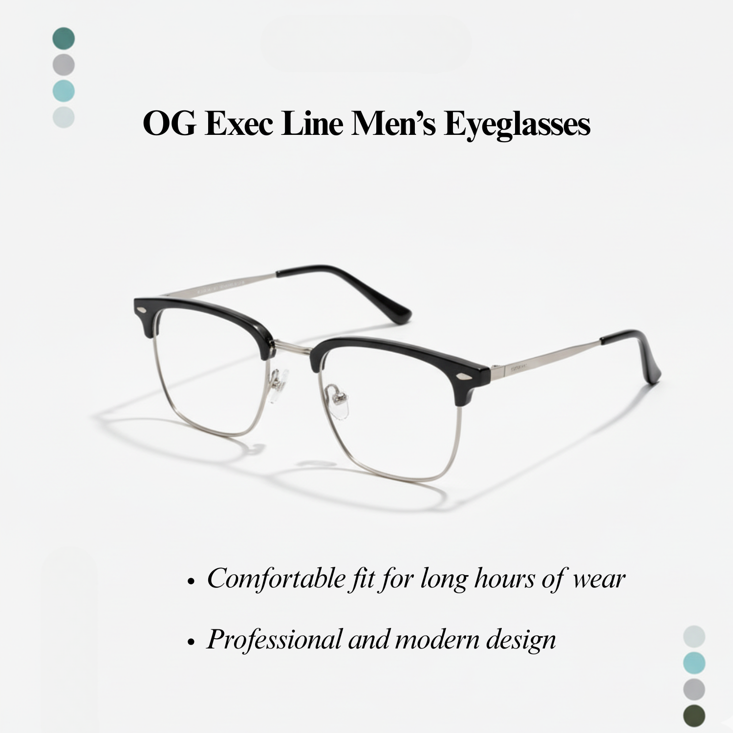 OG Exec Line Men’s Eyeglasses | Premium Full Rim Optical Frame