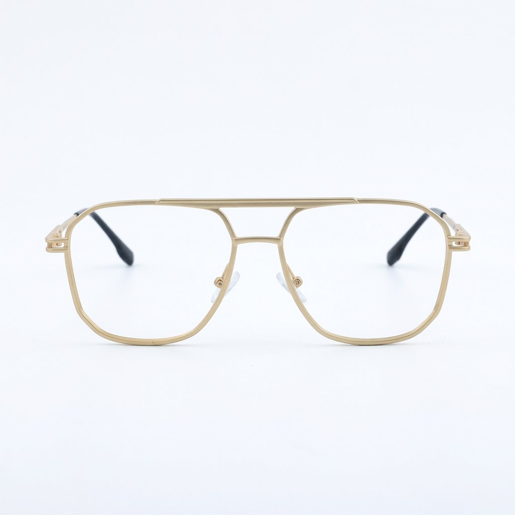 OG Falcon Metal Square Eyeglasses for Men | Premium Full Rim Frame