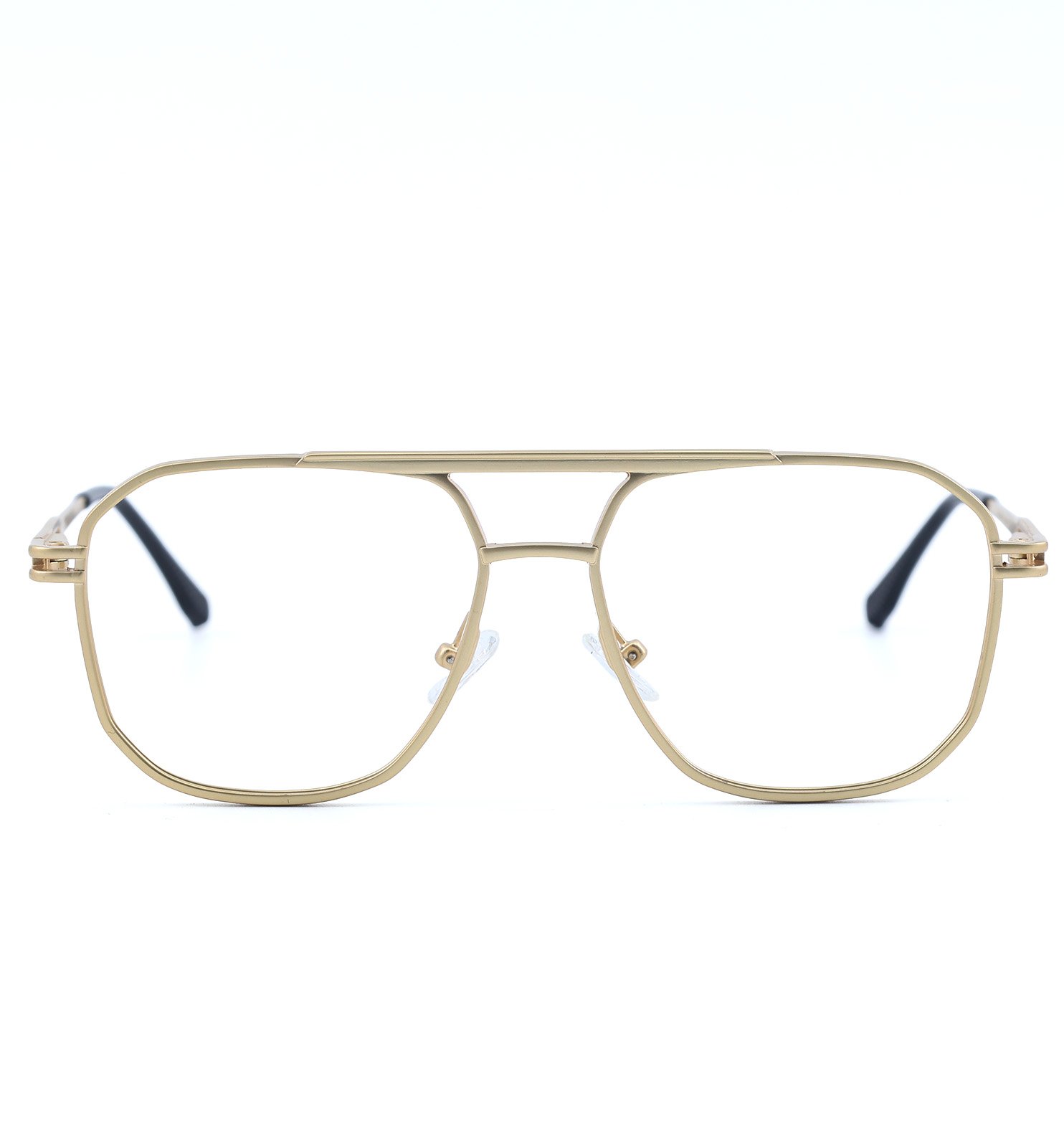 OG Falcon Metal Square Eyeglasses for Men | Premium Full Rim Optical Frame