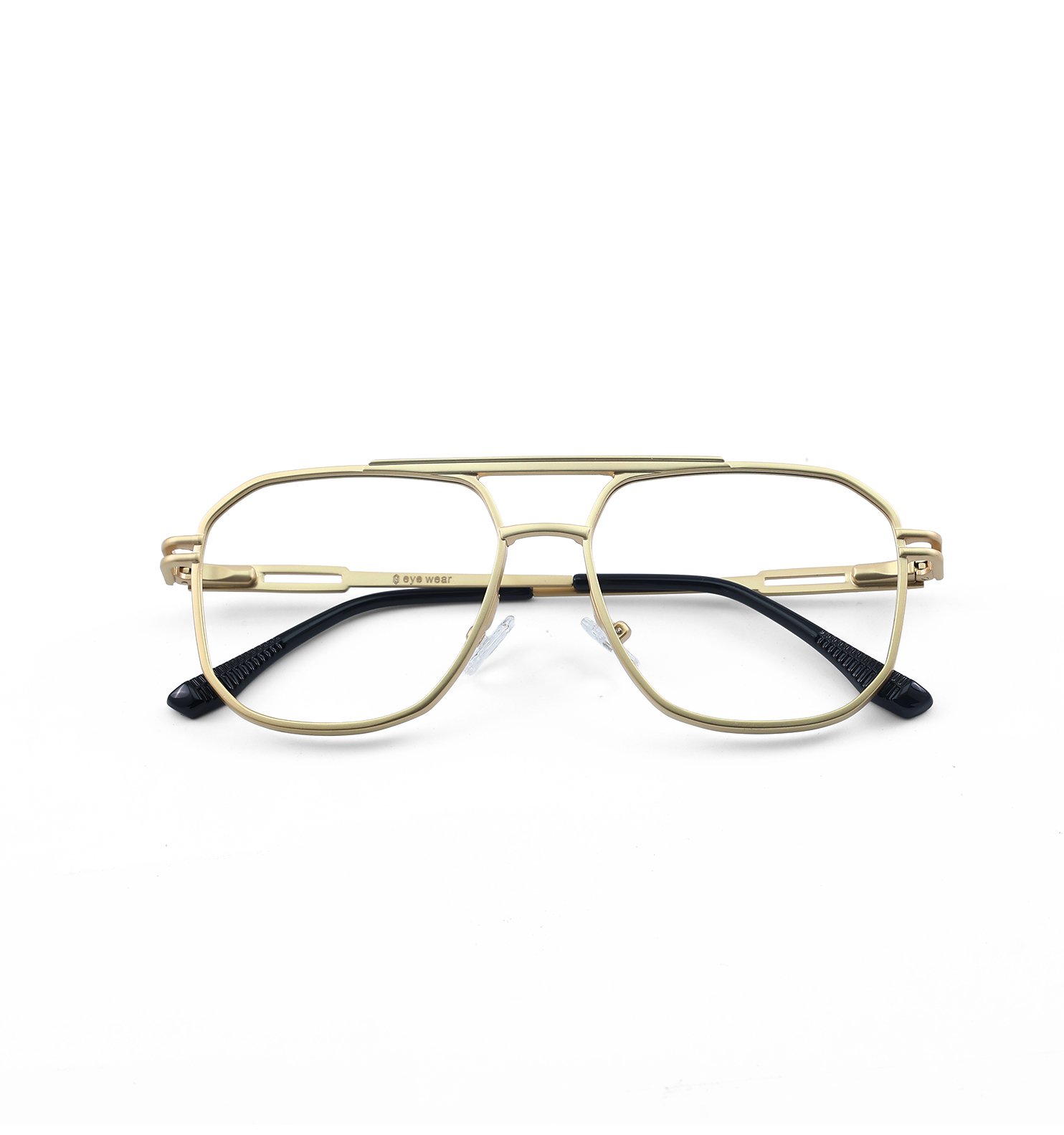 OG Falcon Metal Square Eyeglasses for Men | Premium Full Rim Optical Frame