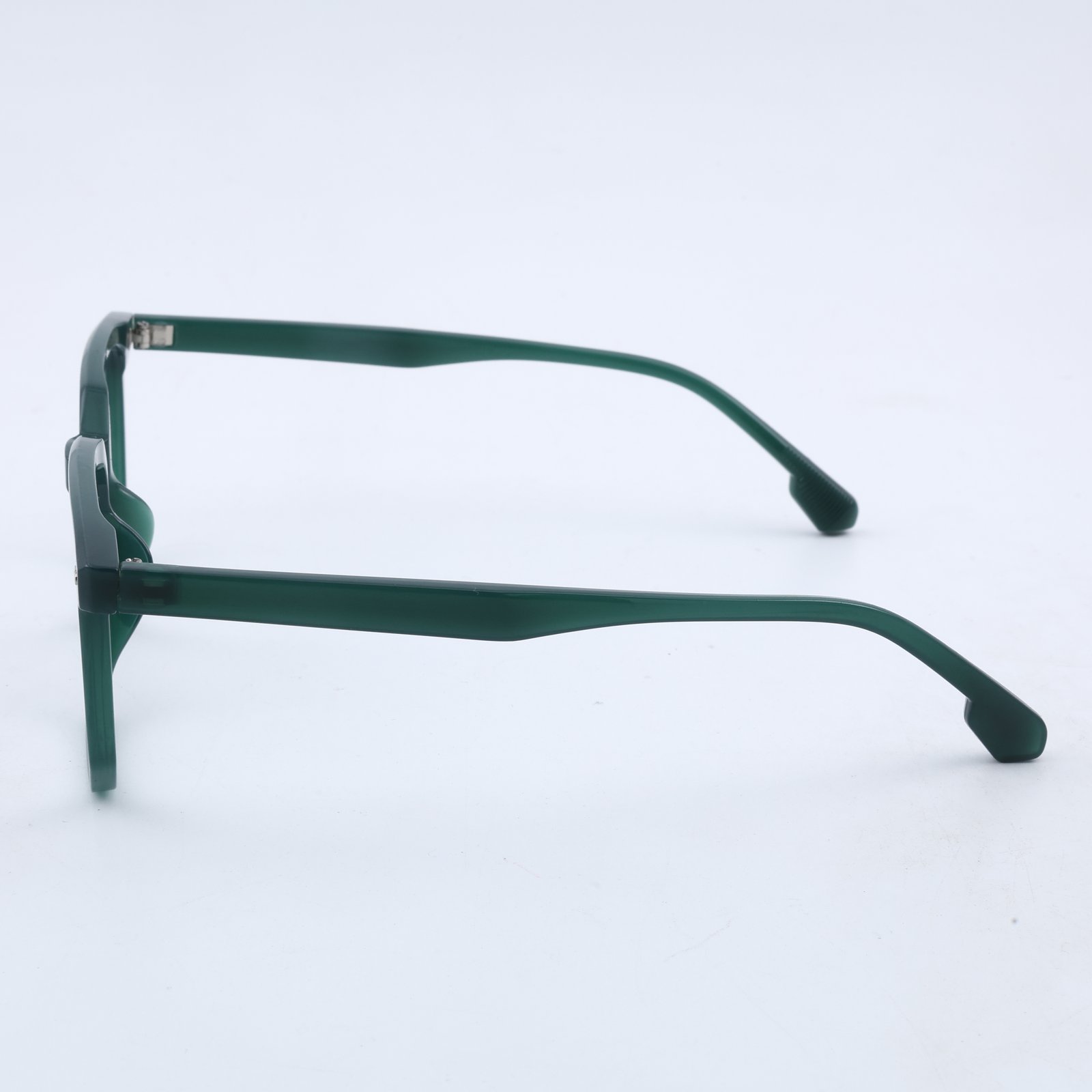 OG Forest Edge Full Rim Square Eyeglasses | Premium Matte Green Lightweight Optical Frame for Men