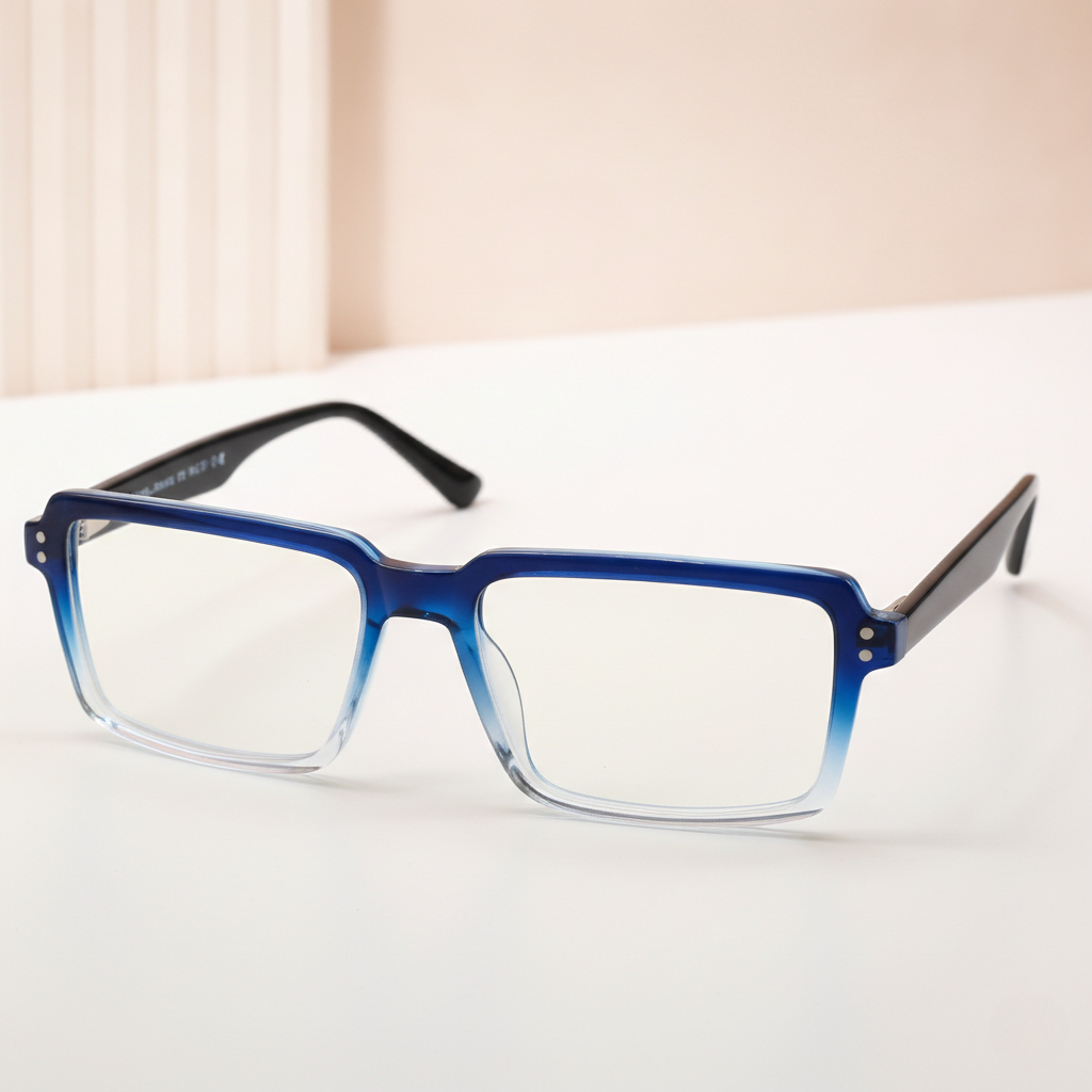 OG Frost Men’s Full Rim Rectangular Eyeglasses | Classic Optical Frame