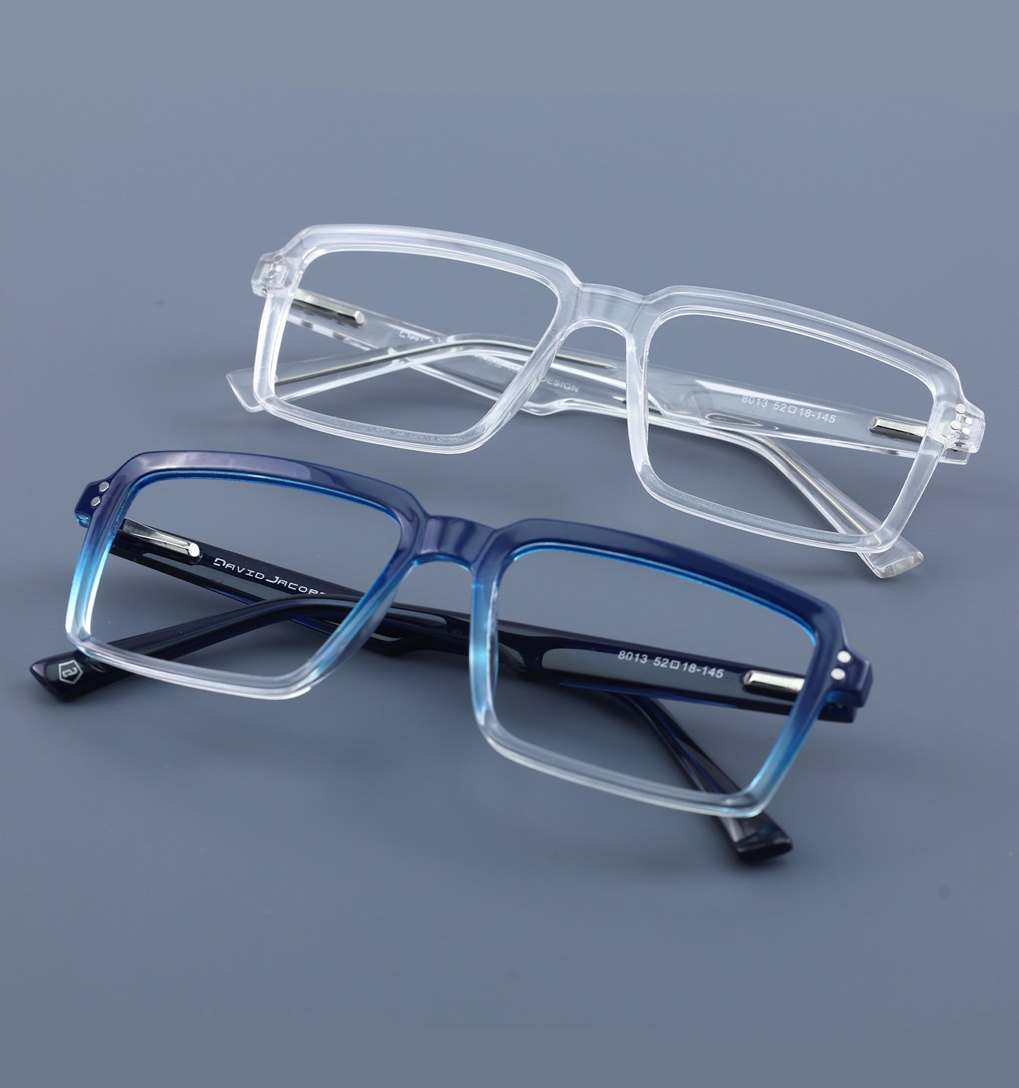 OG Frost Men’s Full Rim Rectangular Eyeglasses | Classic Optical Frame