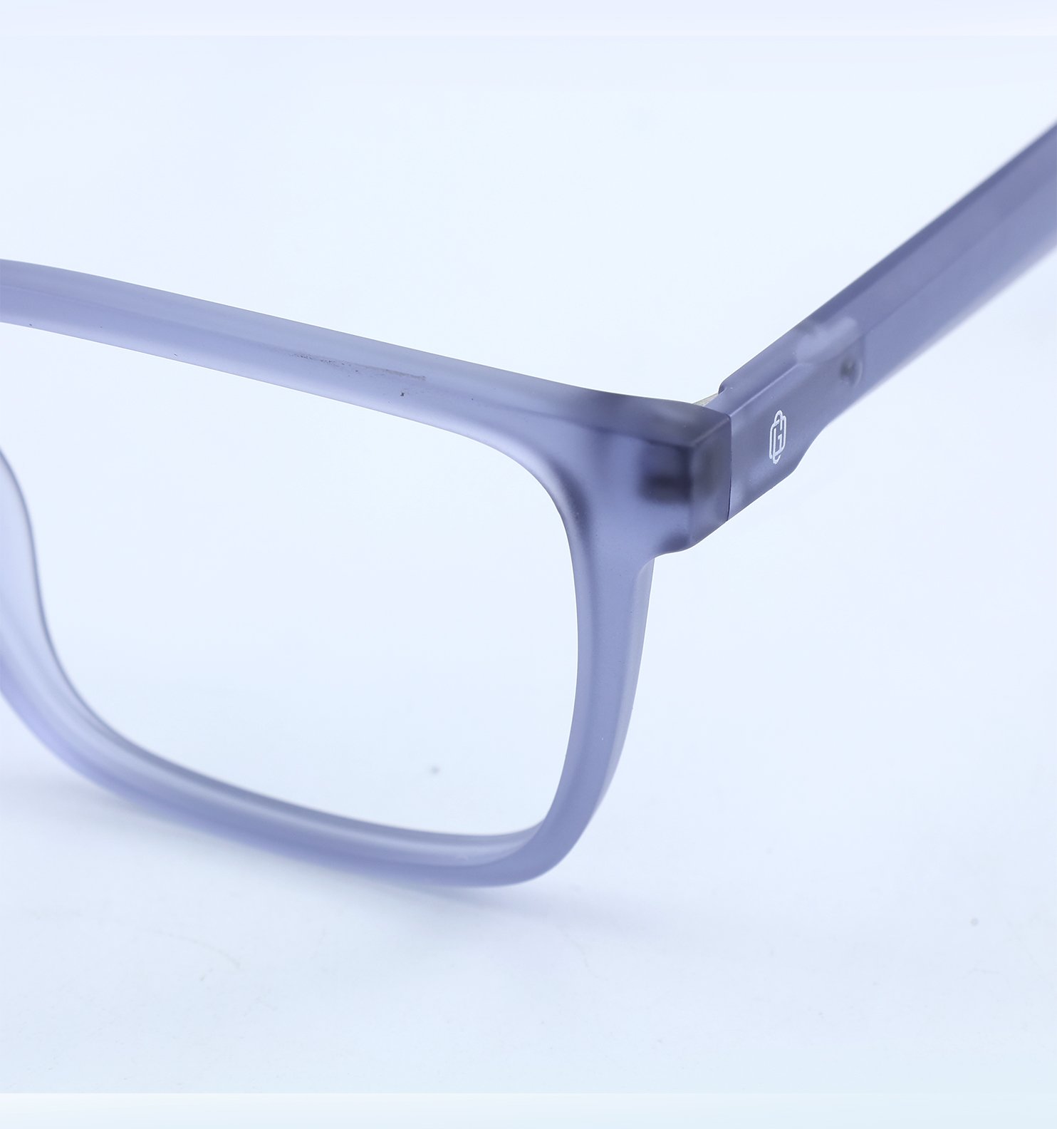 OG Frost Square Full Rim Eyeglasses – Premium Frosted Square Frame for Men