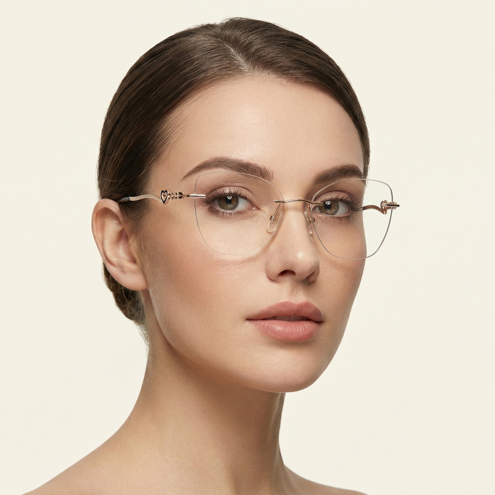 OG Golden Charm | Rimless Butterfly Sunglasses