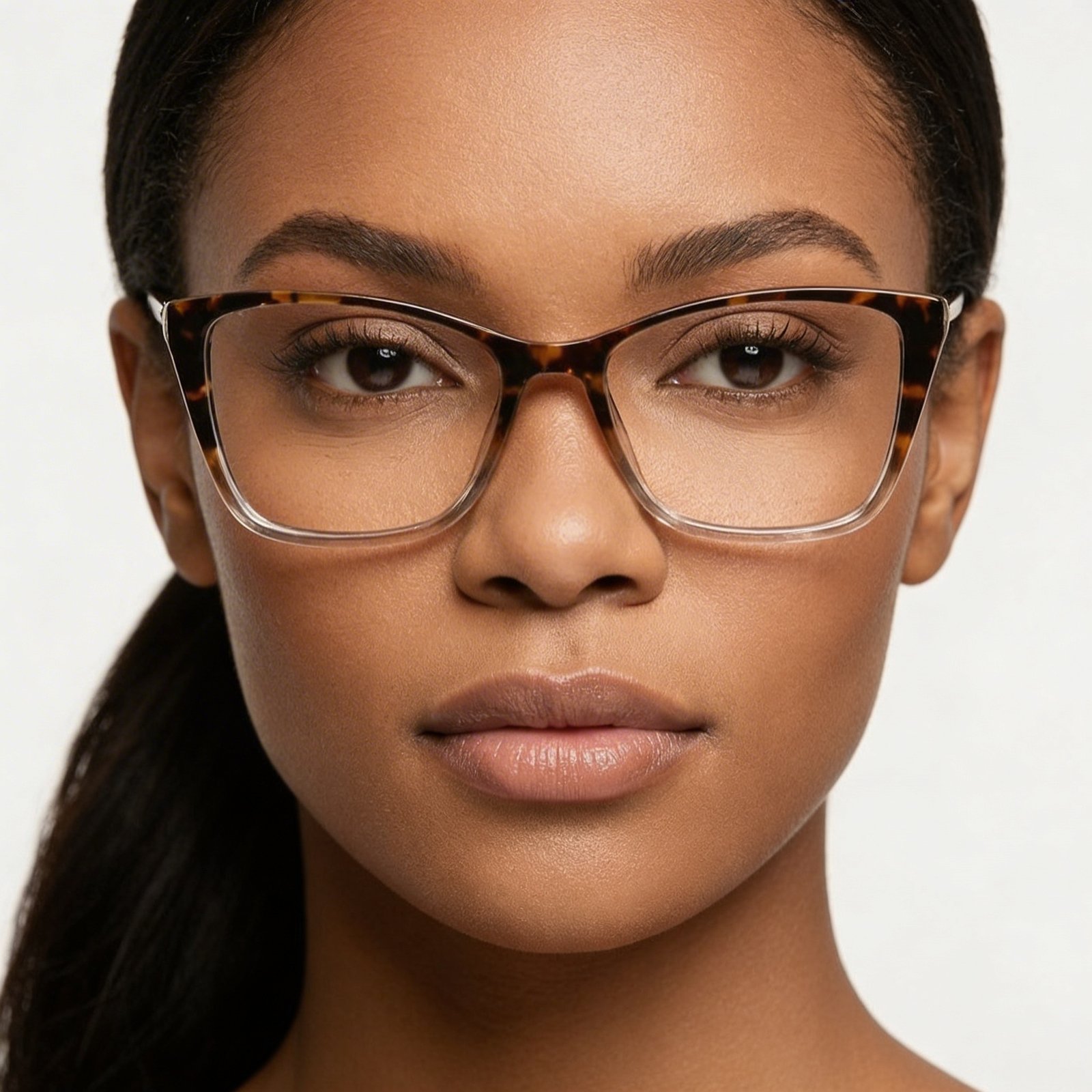 OG Graphite Grace | Black Frame Square Eyeglasses