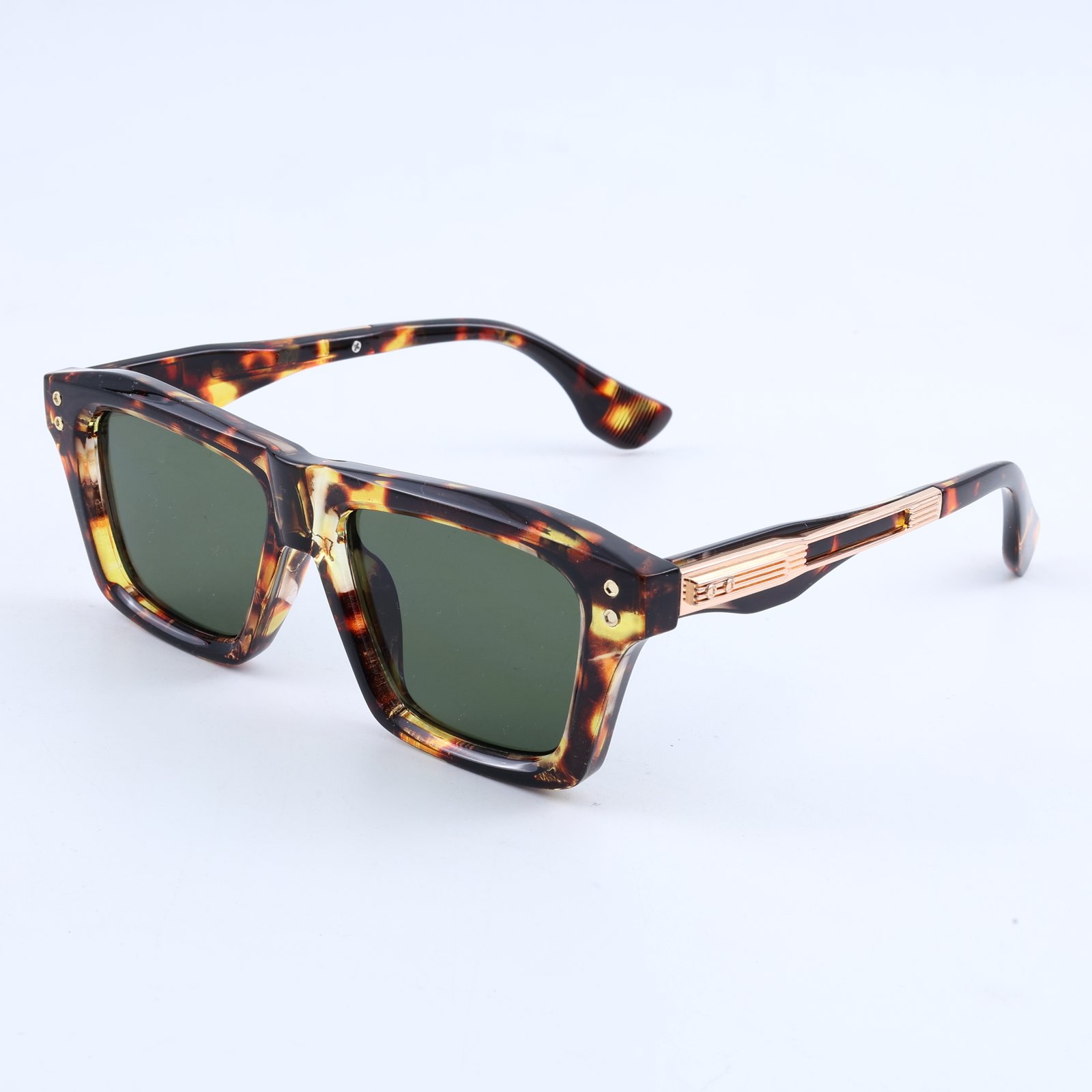 OG Havana Prime Edge | Vintage Square Tortoiseshell Sunglasses