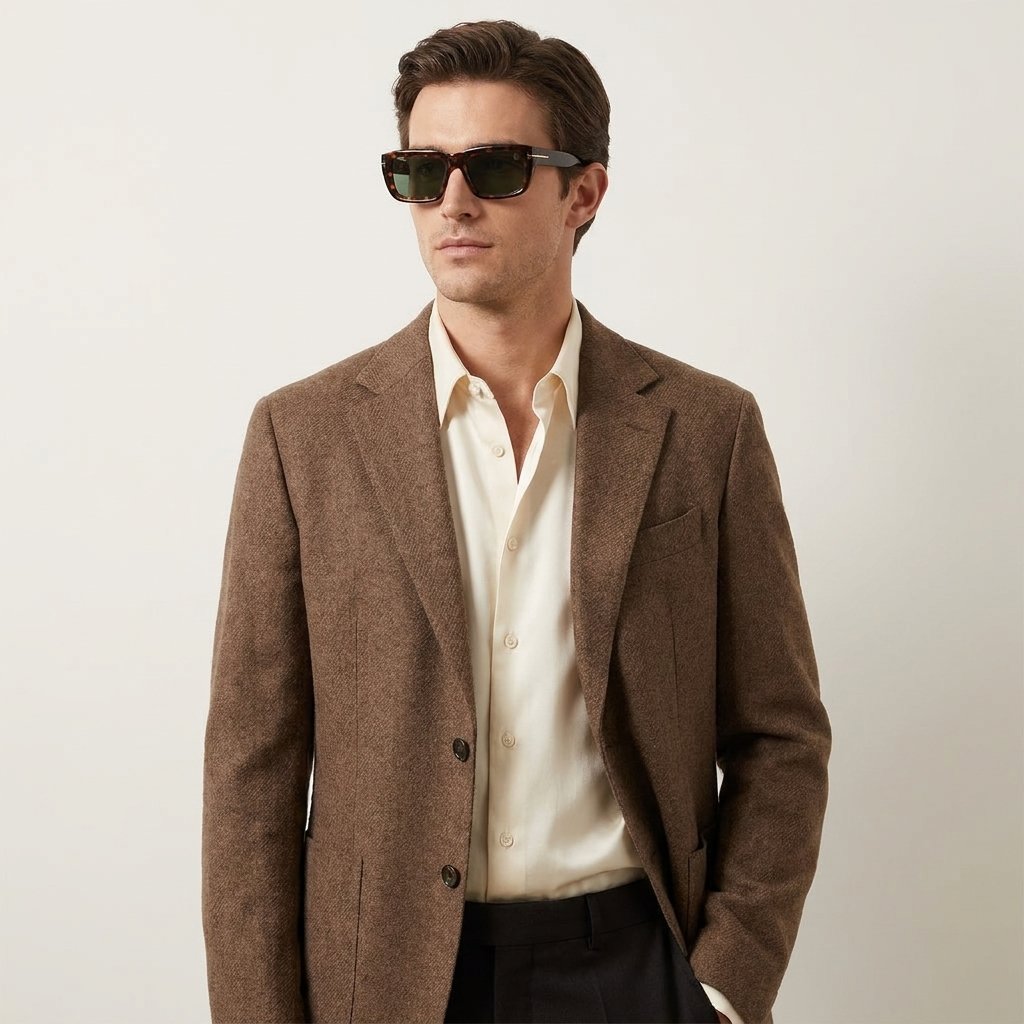 OG Havana Regent | Luxury Tortoise Square Sunglasses with Forest Green Lenses
