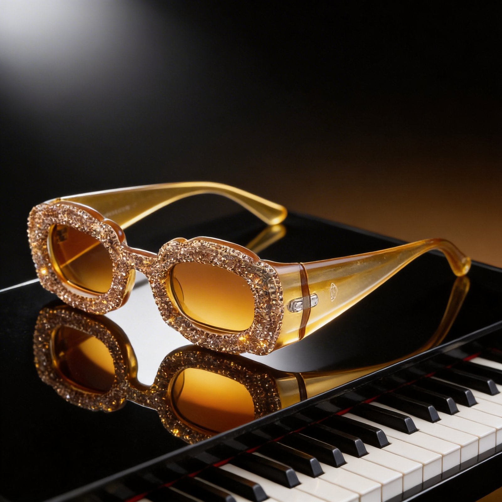 OG Honey Luxe Oval Sunglasses | Gold Crystal-Studded Premium Statement Shades for Women