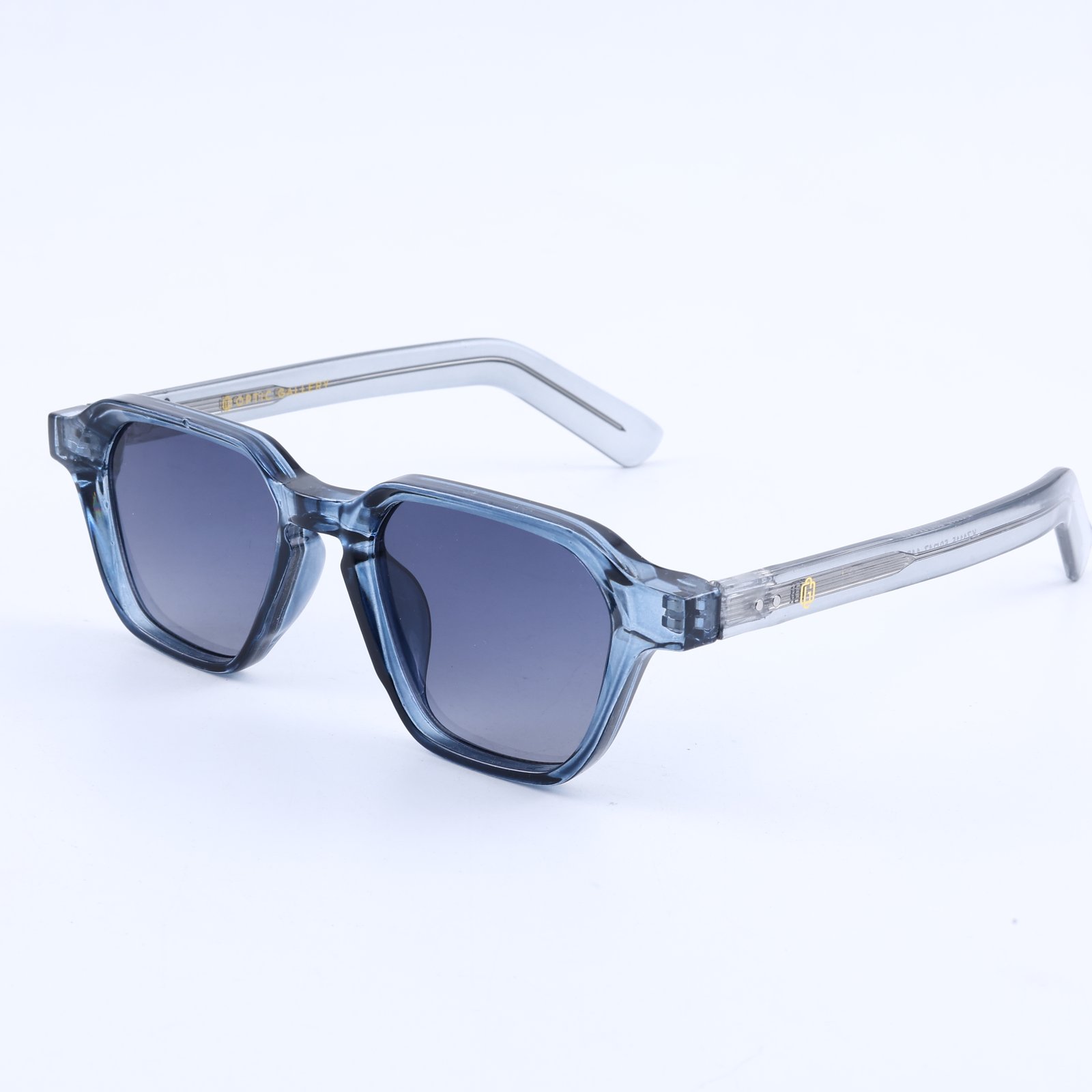 OG Ice Blue Aura | Crystal Square Sunglasses