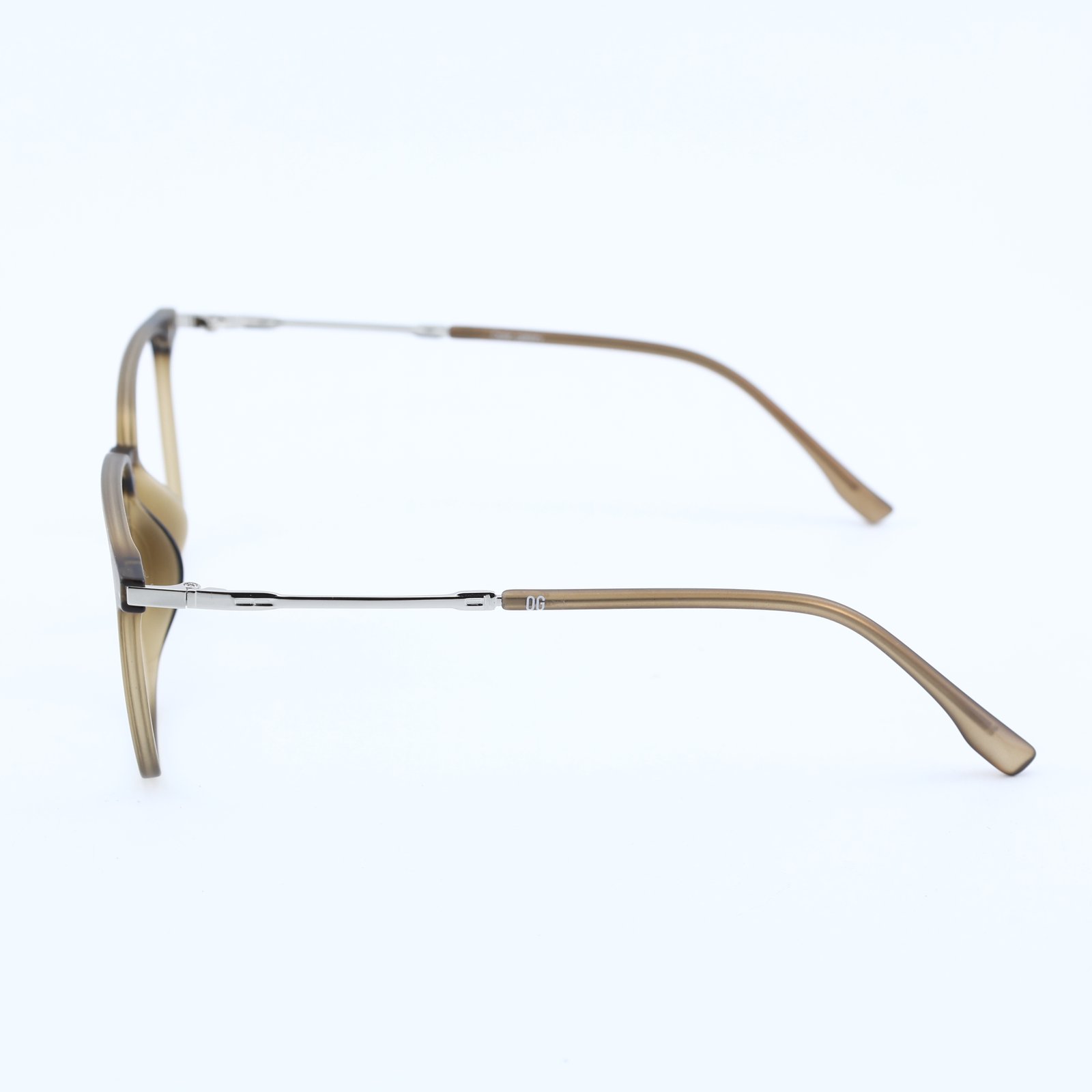 OG Ice Crystal | Clear Frame Square Sunglasses For Men