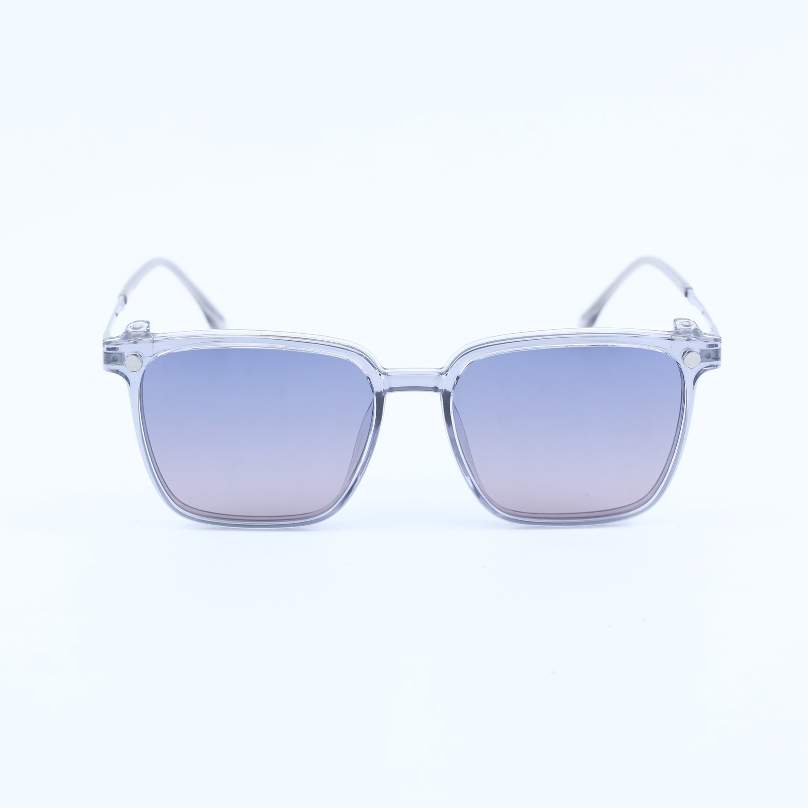 OG Ice Crystal | Clear Frame Square Sunglasses For Men