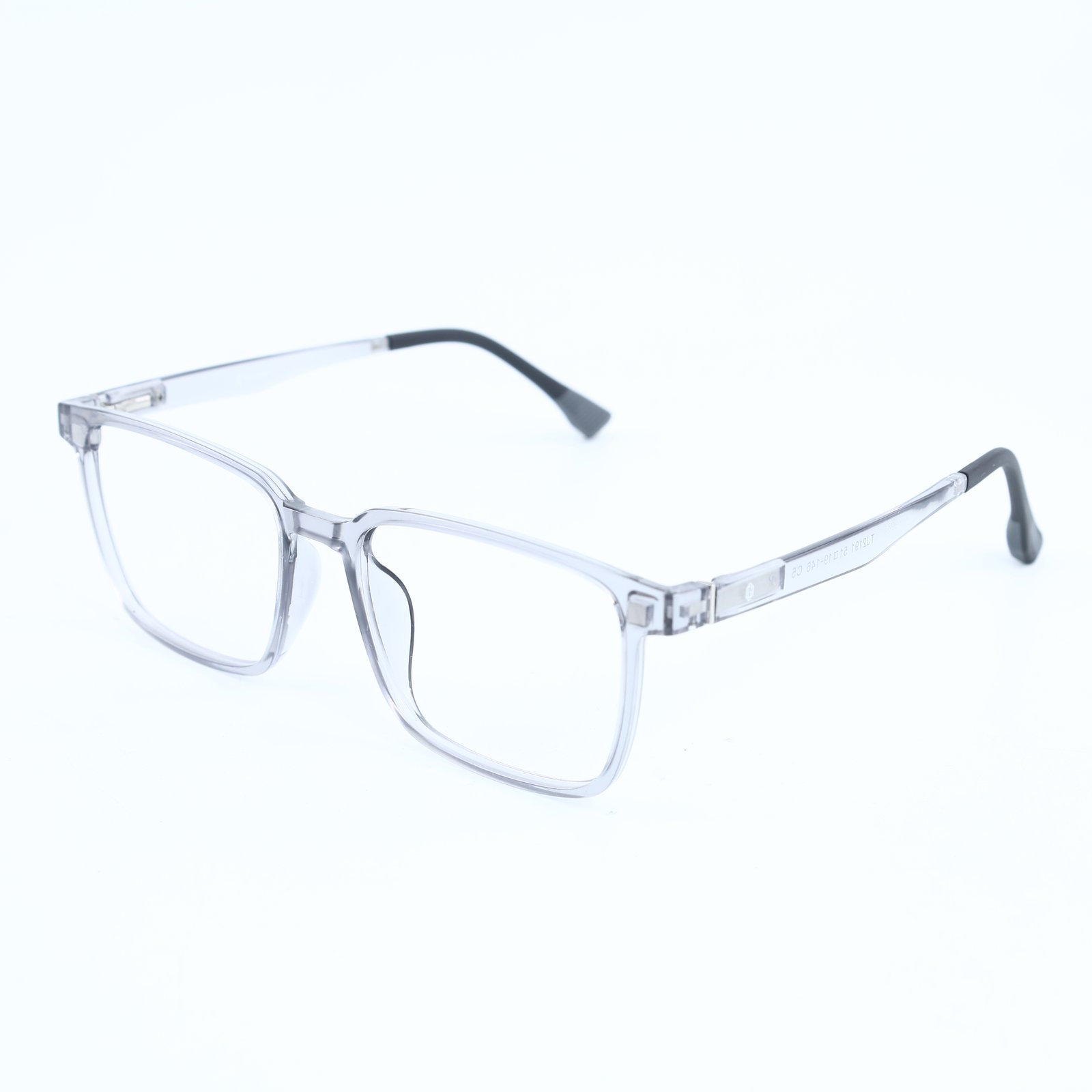 OG Ice Crystal | Clear Frame Square Sunglasses For Men