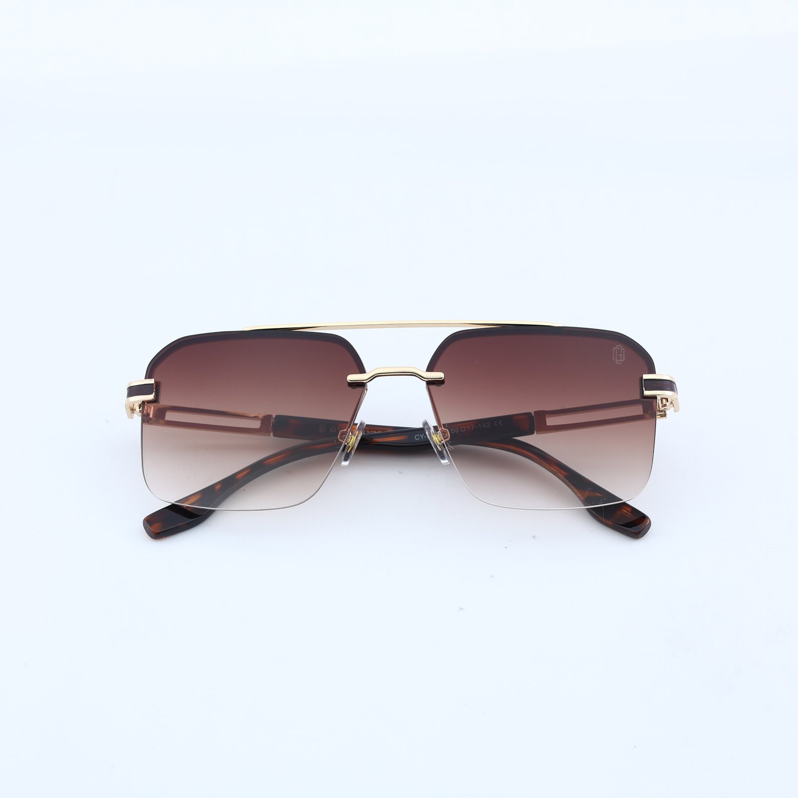 OG Ice Fade | Rimless Blue Gradient Shield Sunglasses