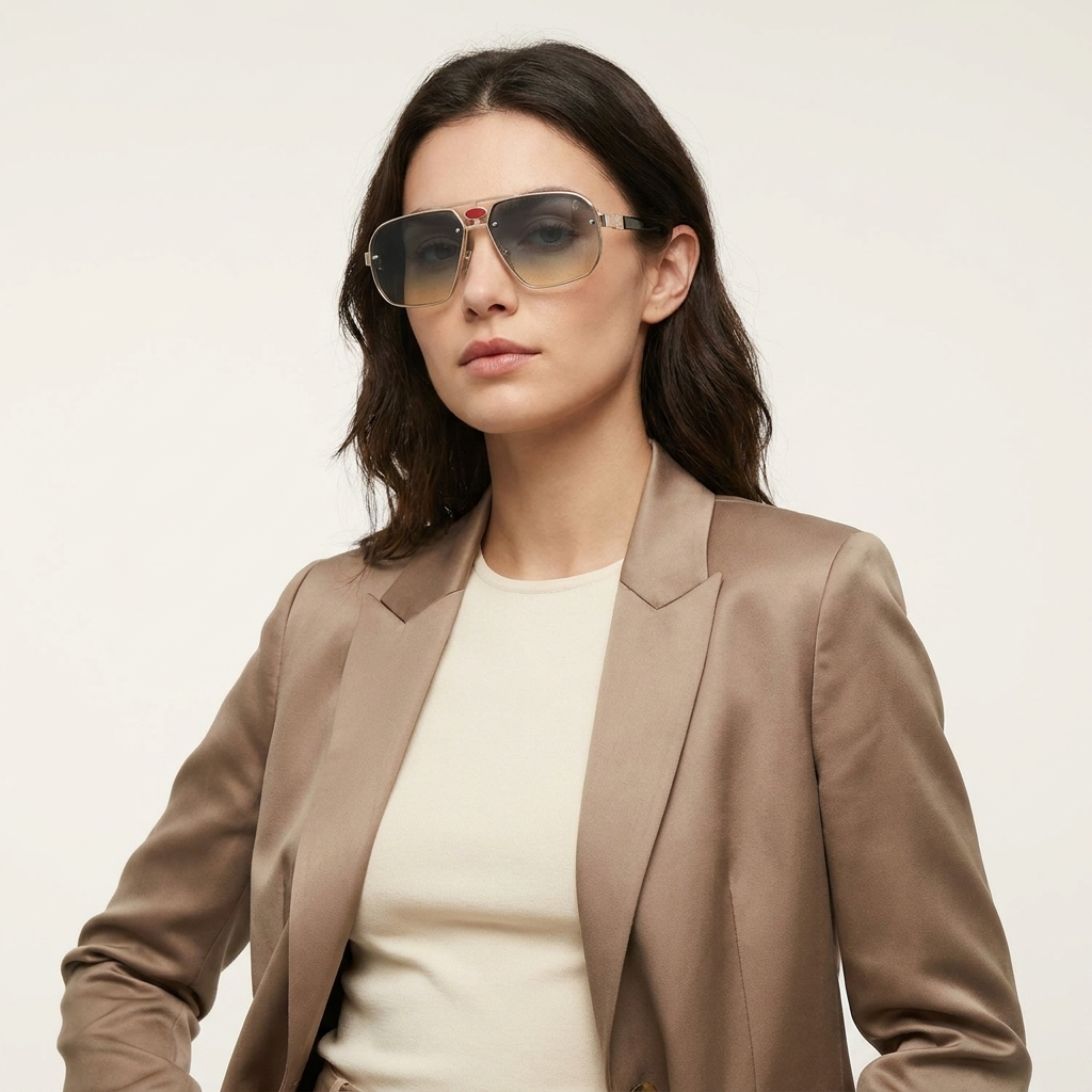 OG Iconic Full Rim Metal Wayfarer Sunglasses – Timeless Street Style Shades