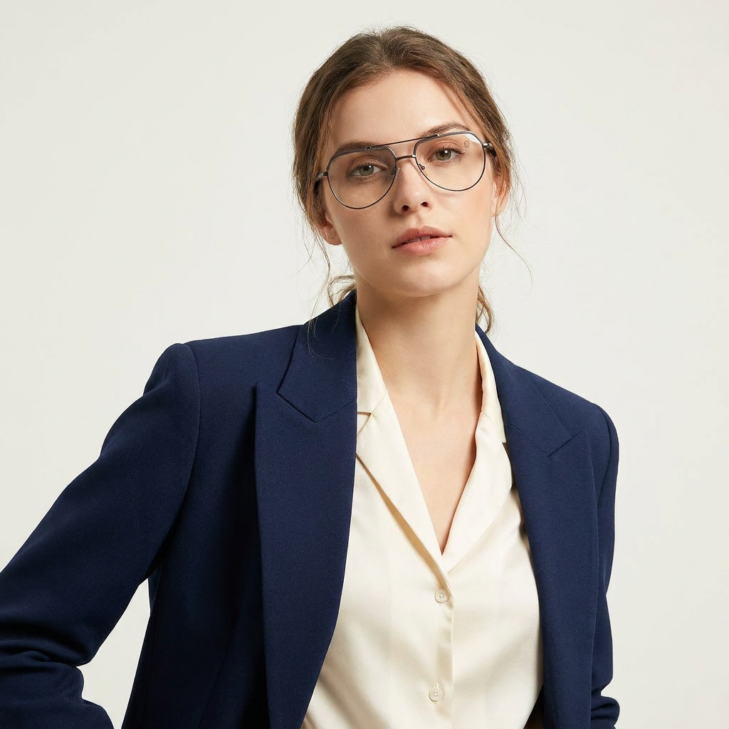 OG Imperial Crest | Luxury Gold & Black Navigator Frame Eyewear