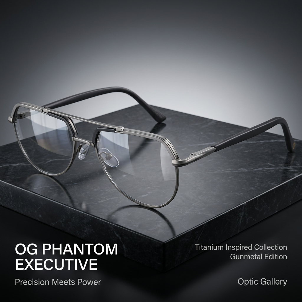 OG Imperial Crest | Luxury Gold & Black Navigator Frame Eyewear