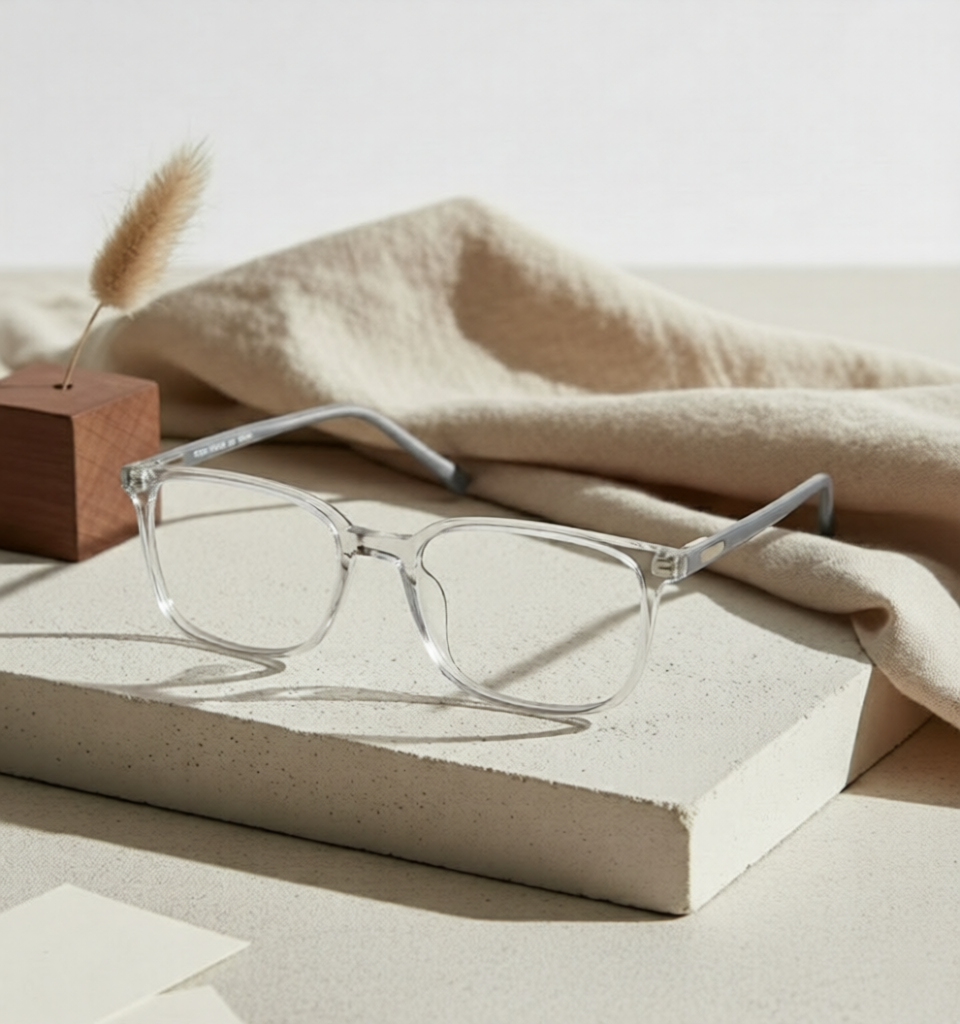 OG Lumen Full Rim Square Eyeglasses for Men | Lightweight Stylish Optical Frame