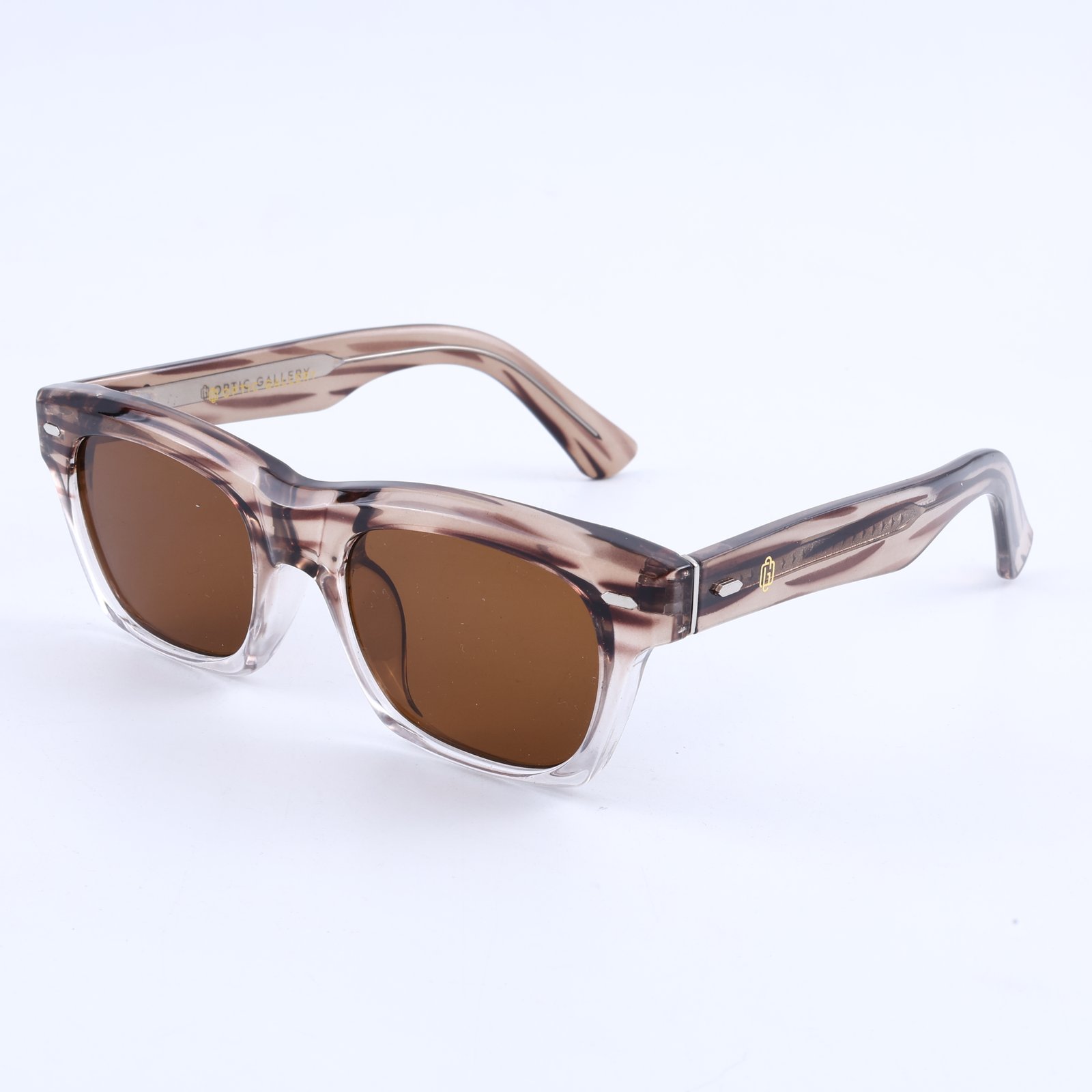 OG Marble Crystal Edge | Bold Square Sunglasses