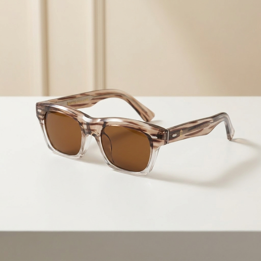 OG Marble Crystal Edge | Bold Square Sunglasses