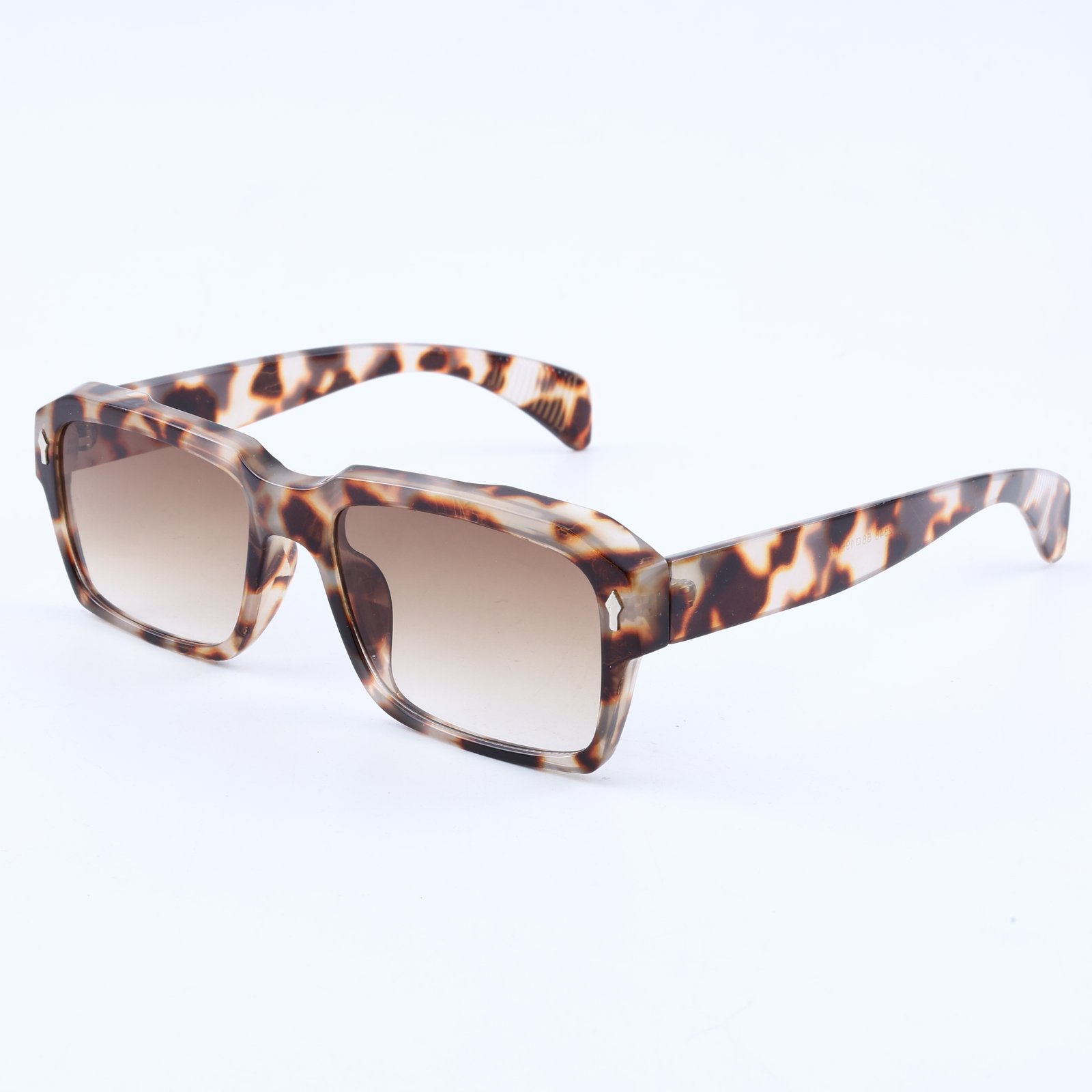OG Marble Havana Fade | Cream Tortoiseshell Square Frame with Soft Gradient Lenses