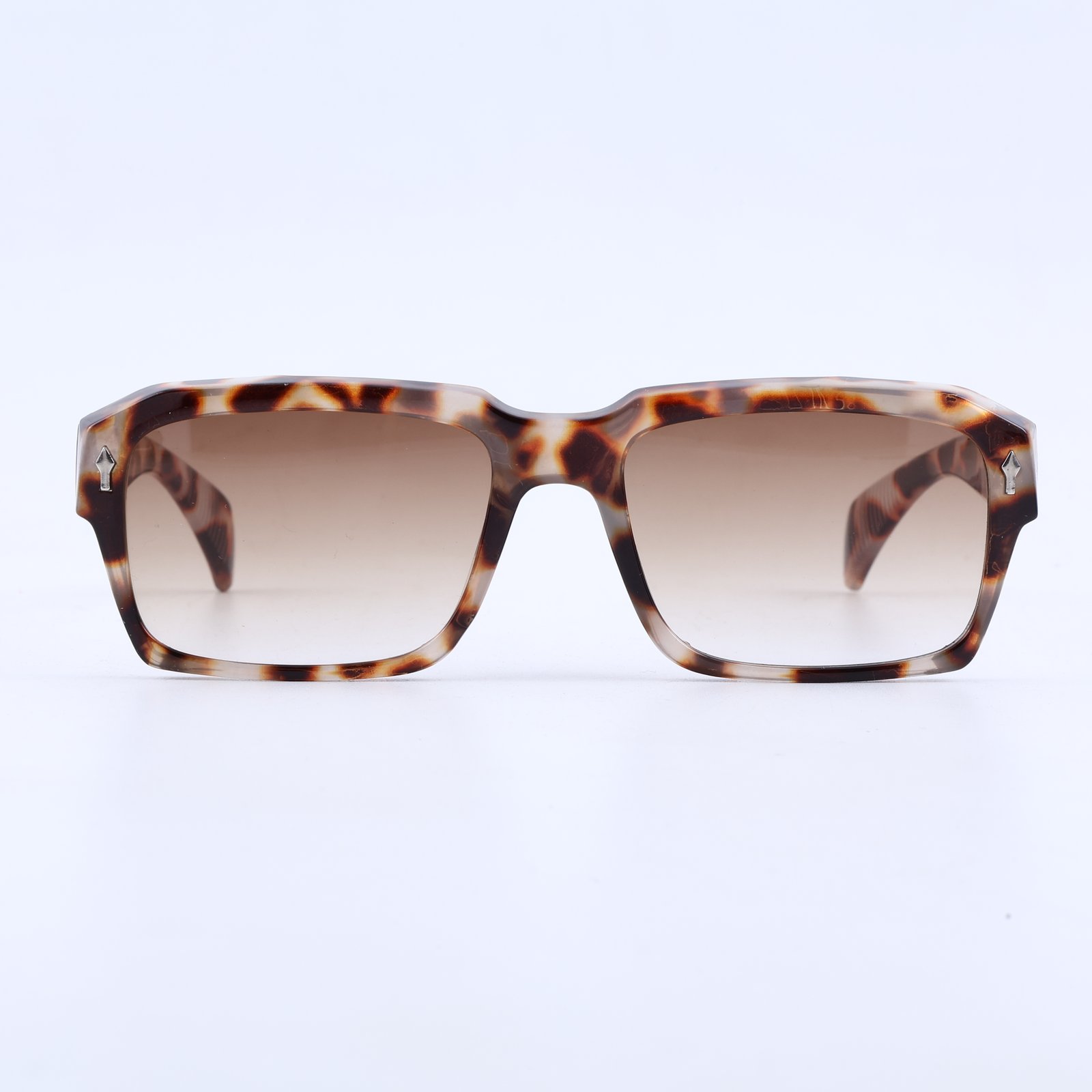 OG Marble Havana Fade | Cream Tortoiseshell Square Frame with Soft Gradient Lenses