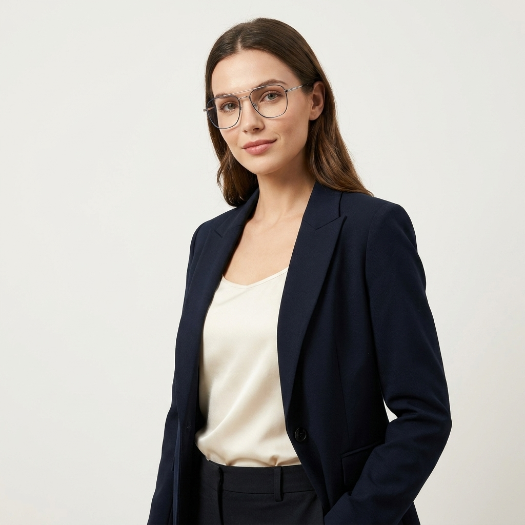 OG Metal Full Rim Weightless Square Eyeglasses – Ultra-Light Unisex Frame