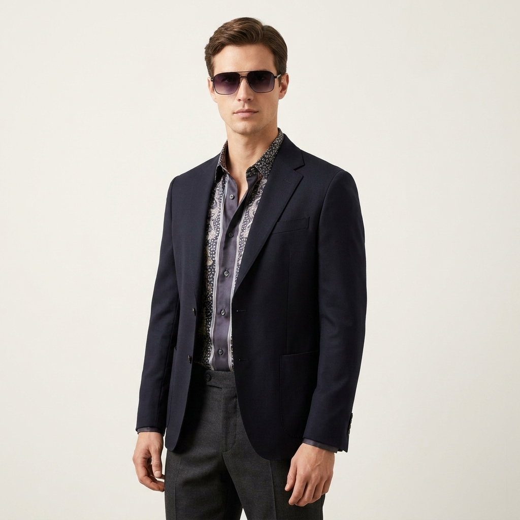 OG Midnight Aviator Edge | Gradient Square Metal Sunglasses