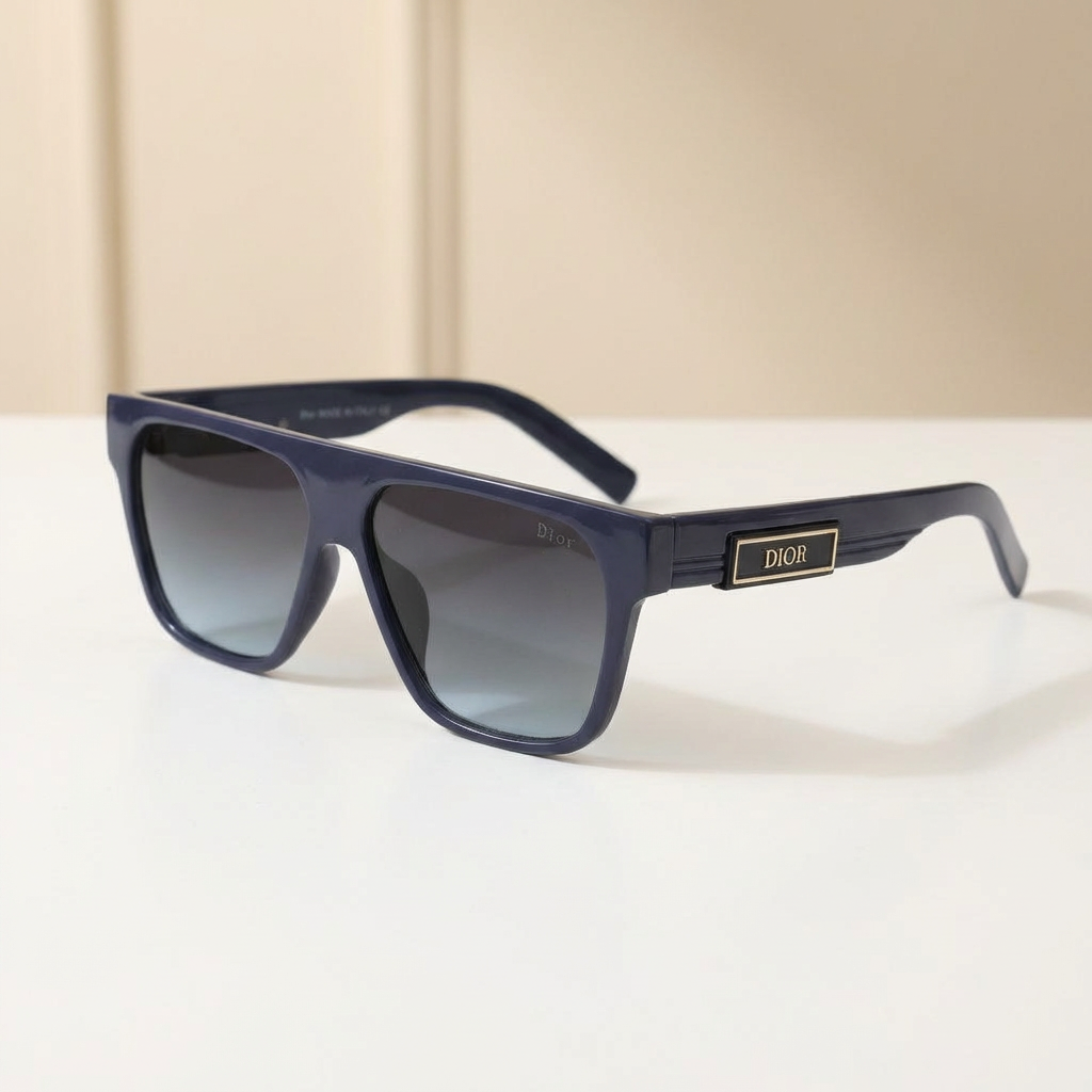 OG Midnight Crest | Luxe Shield Square Sunglasses