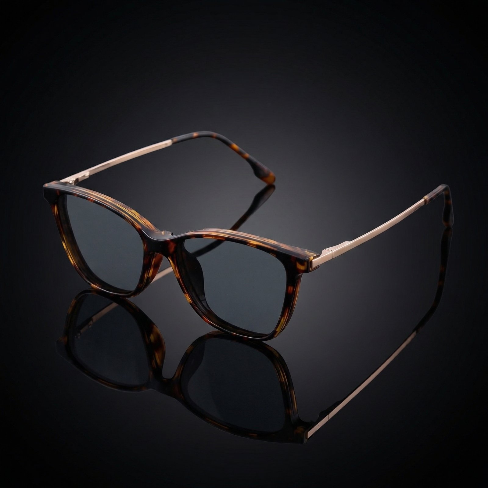 OG Midnight Edge | Black Classic Square Sunglasses