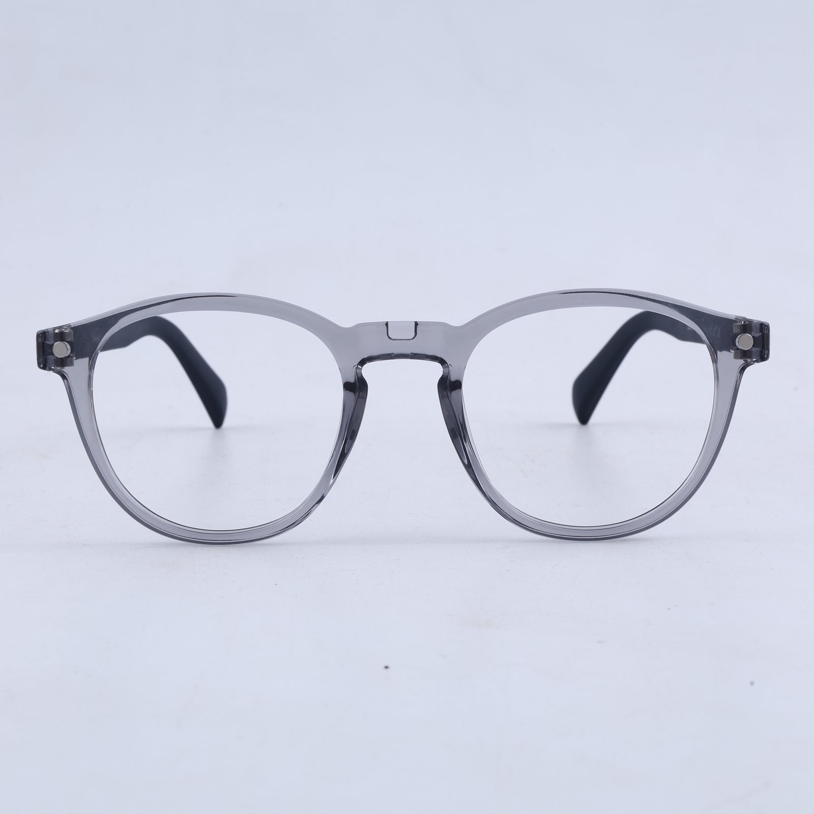 OG Midnight Halo | Premium Crystal Smoke Magnetic Clip-On Eyewear