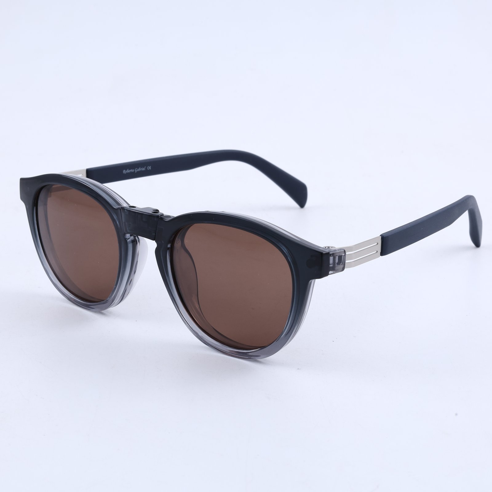 OG Midnight Halo | Premium Crystal Smoke Magnetic Clip-On Eyewear