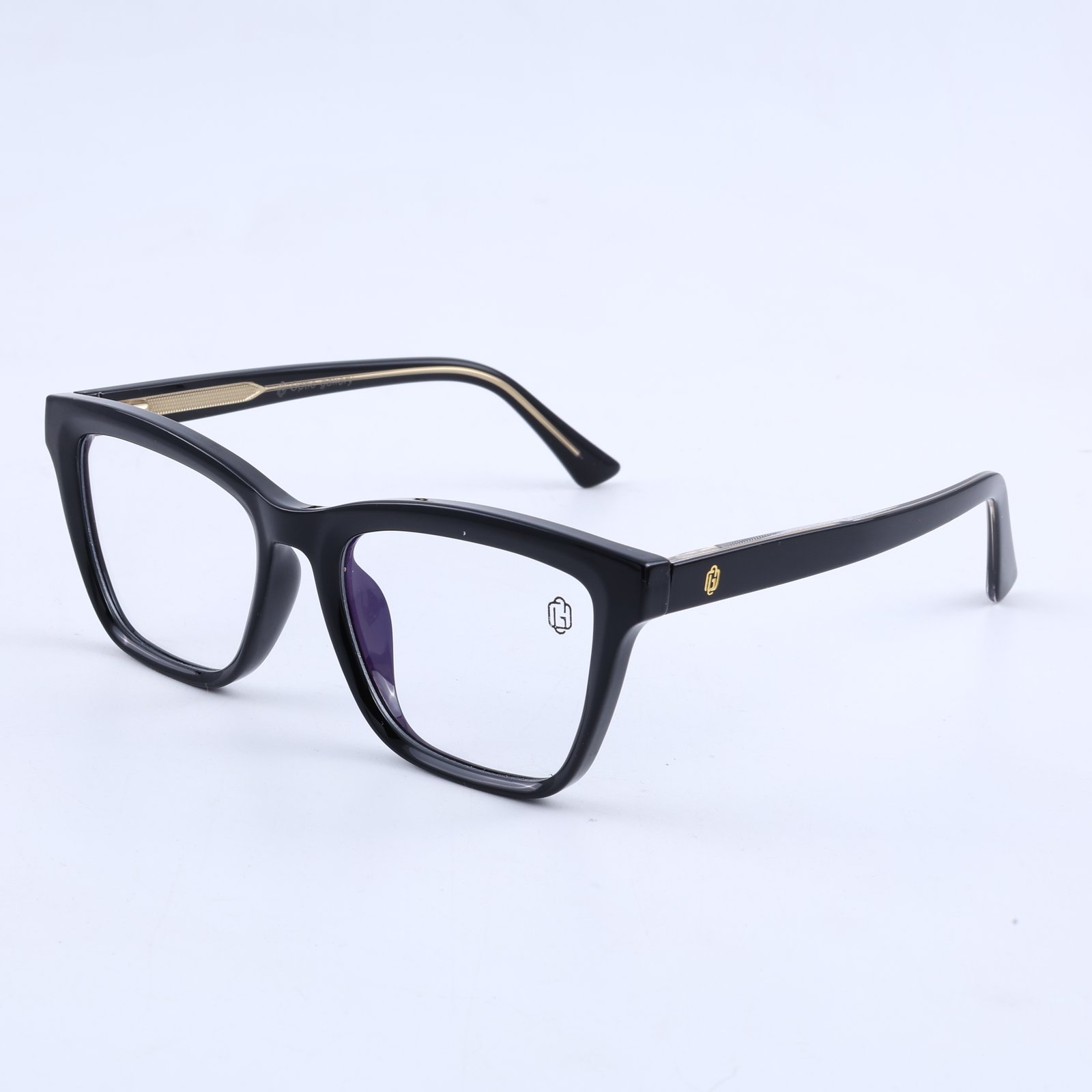 OG Midnight Luxe Edge | Bold Square Eyeglasses