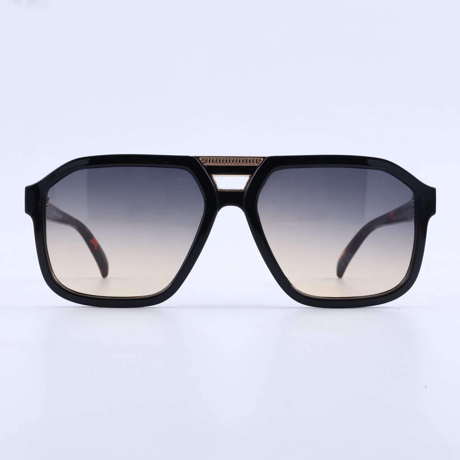 OG Midnight Regent | Luxury Black Navigator Sunglasses with Smoke Gradient Lenses
