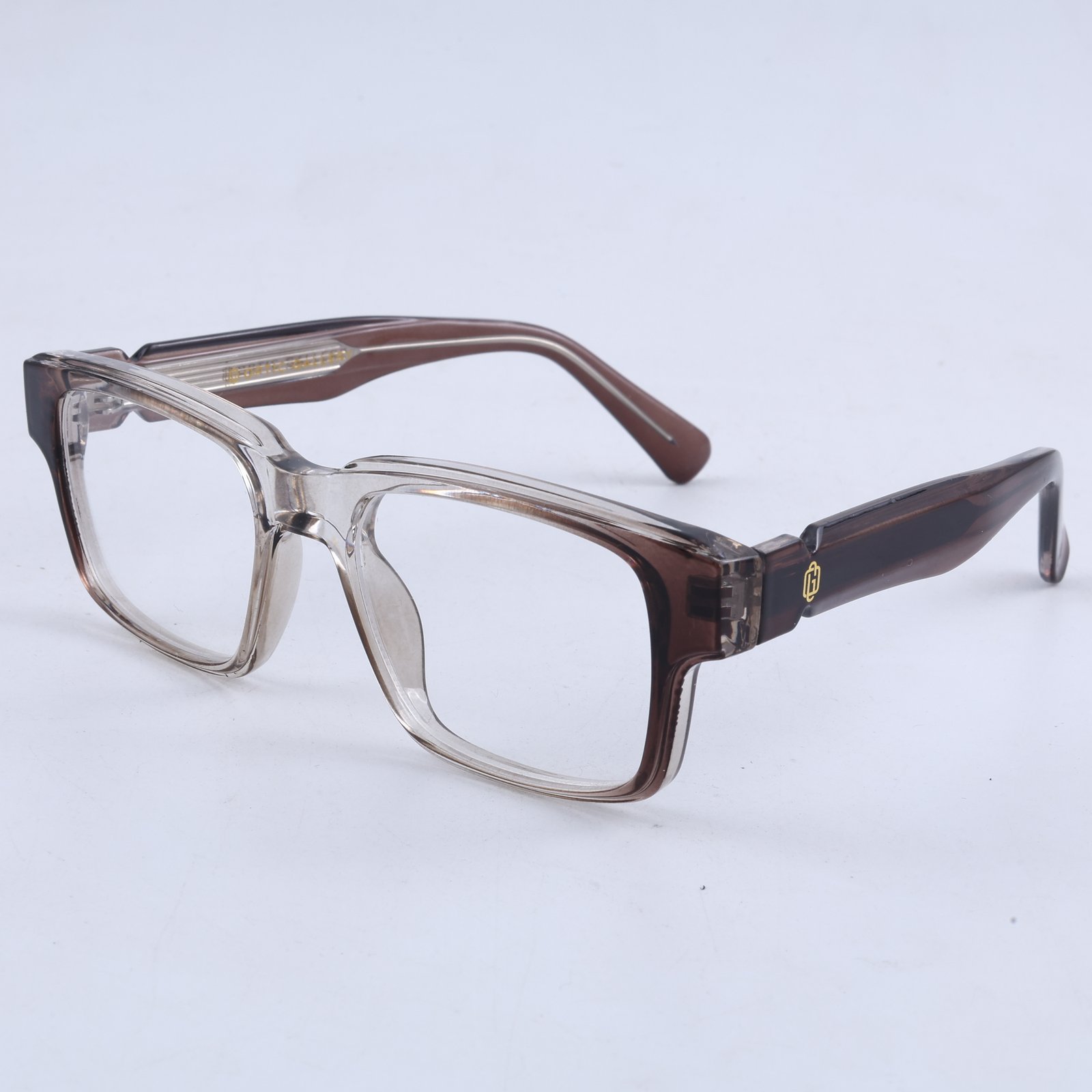 OG Midnight Sovereign | Luxury Obsidian Black Optical Frame with Platinum Heritage Temples