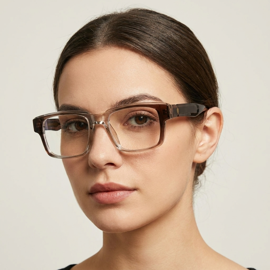 OG Midnight Sovereign | Luxury Obsidian Black Optical Frame with Platinum Heritage Temples
