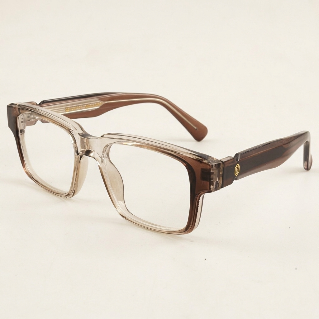 OG Midnight Sovereign | Luxury Obsidian Black Optical Frame with Platinum Heritage Temples