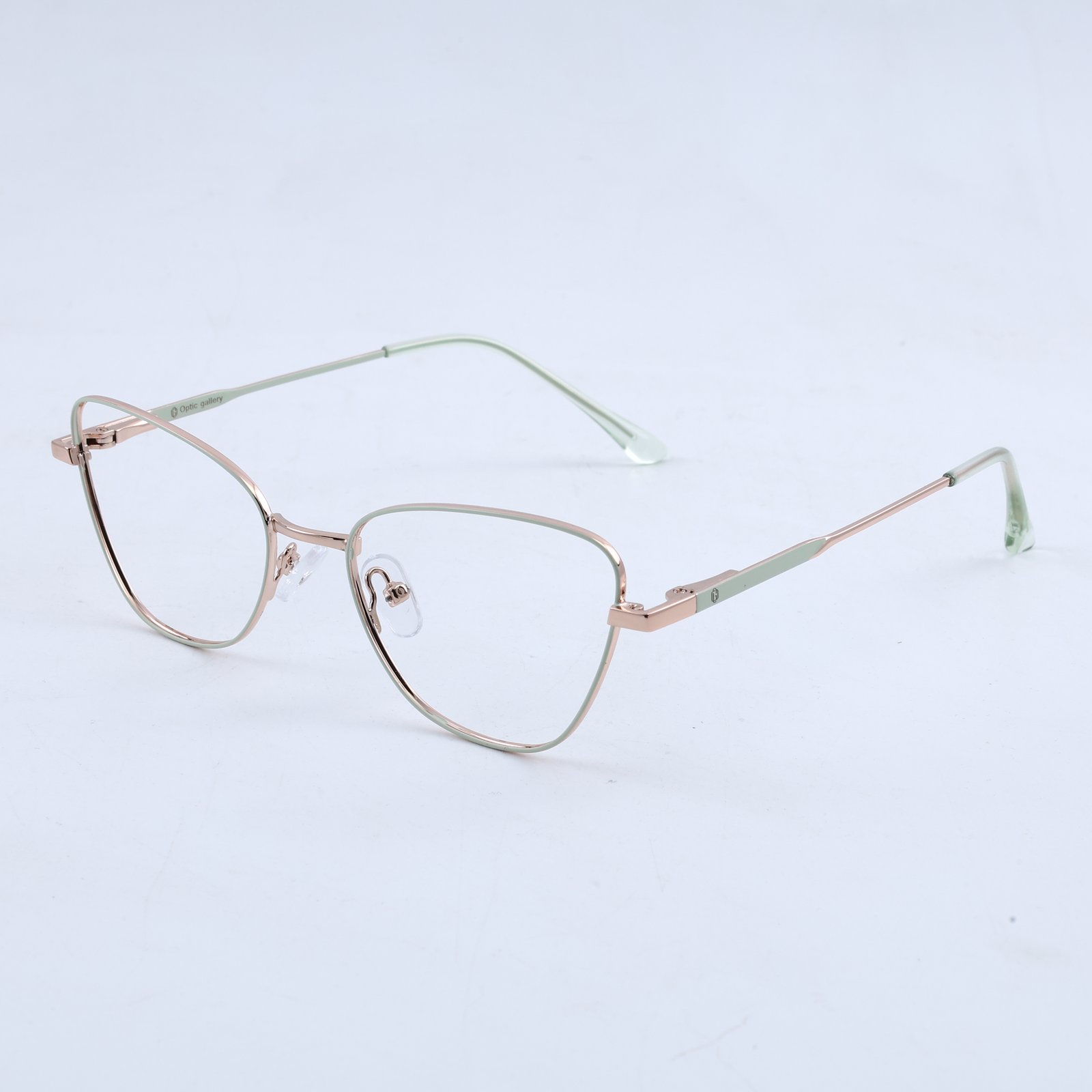 OG Mint Muse Clip-On | Crystal Cat-Eye Magnetic Sunglasses